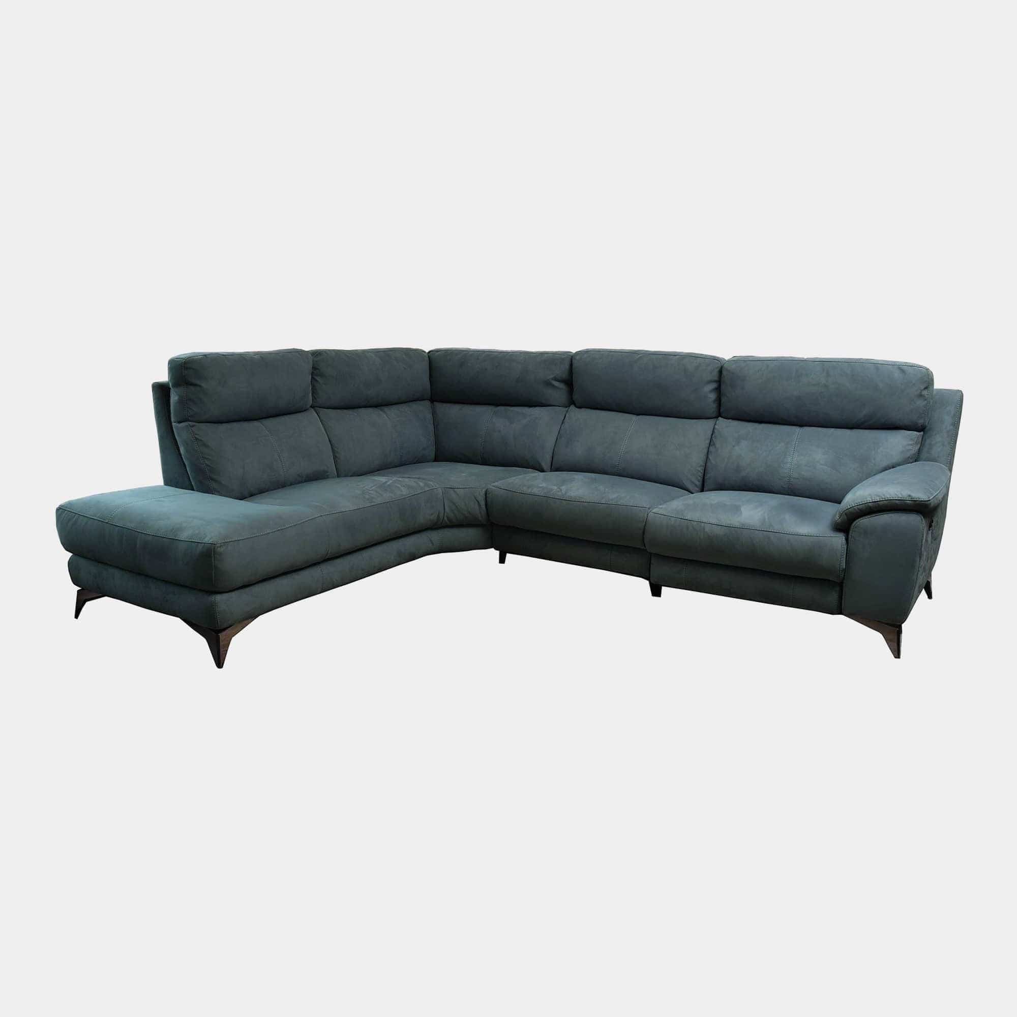 Miura - LHF Power Recliner Corner Sofa, Fabric - Image 12