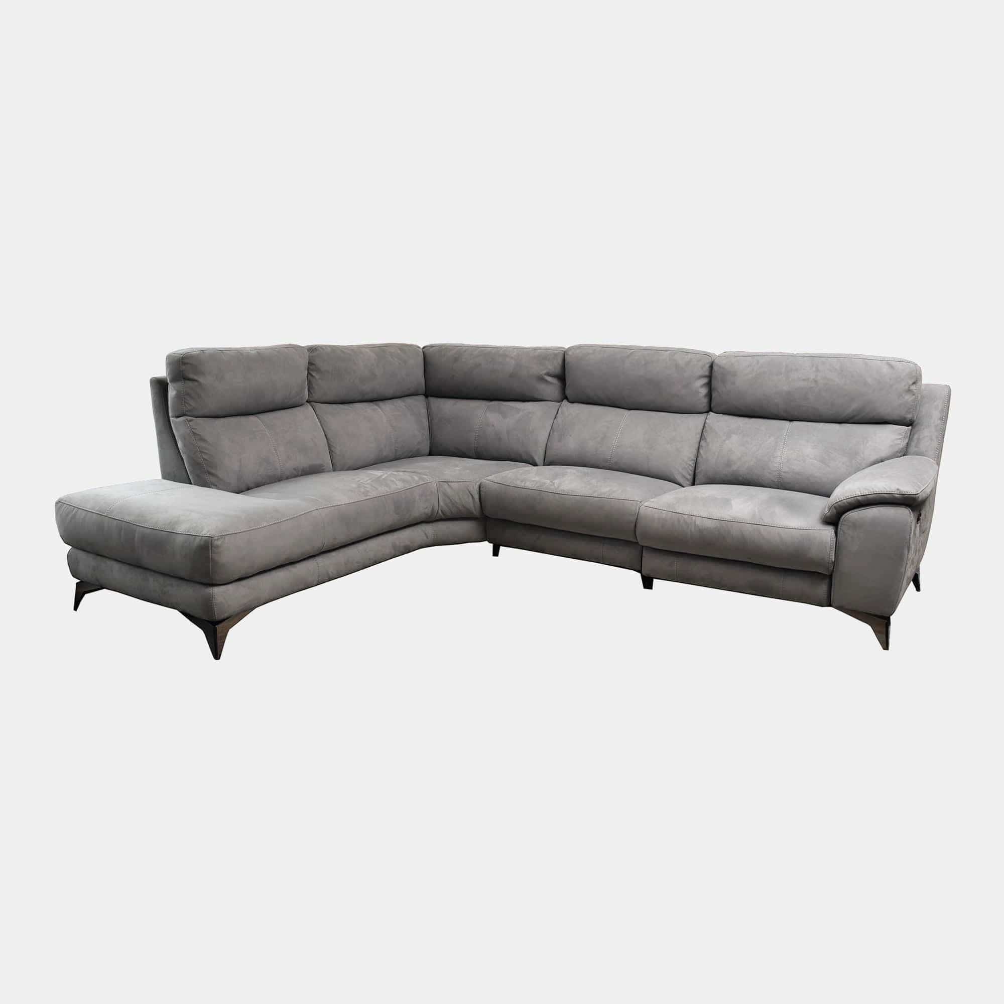 Miura - LHF Power Recliner Corner Sofa, Fabric - Image 17
