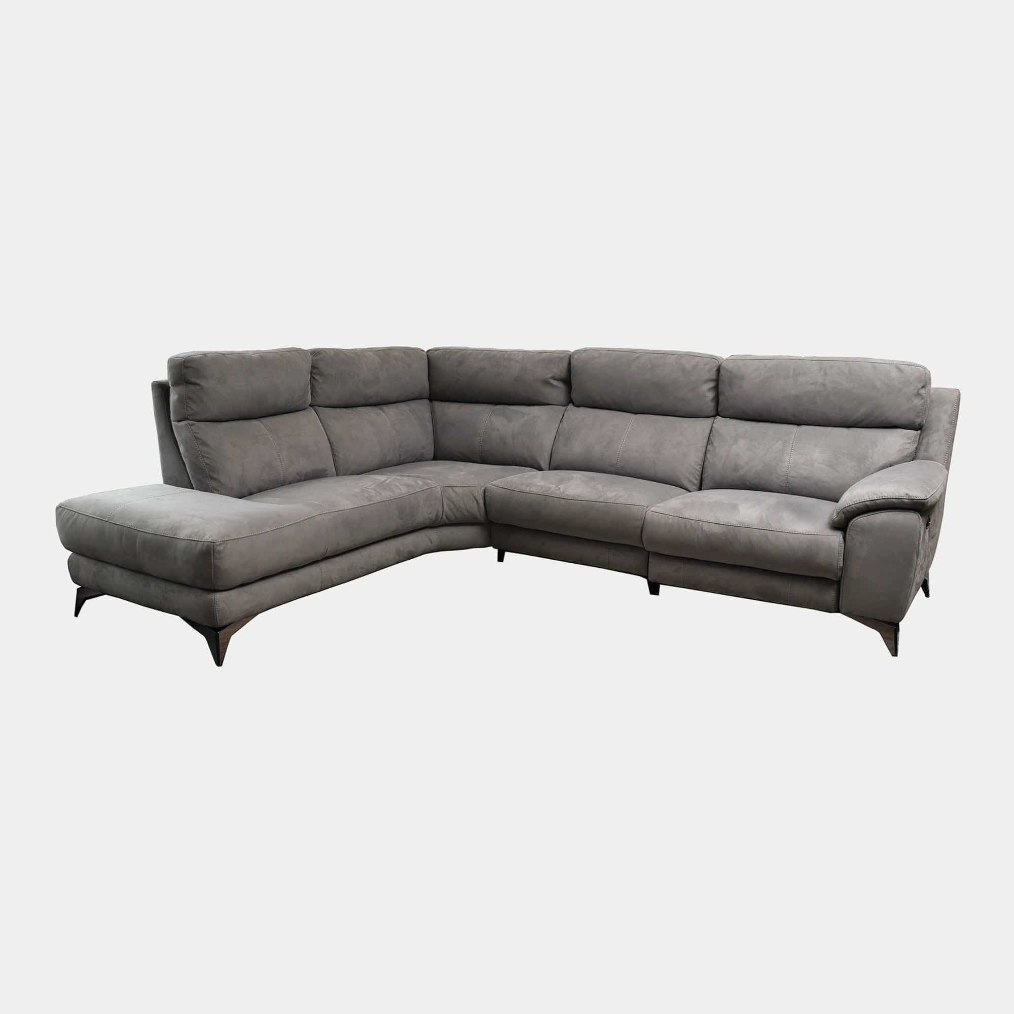 Miura - LHF Power Recliner Corner Sofa, Fabric - Image 18