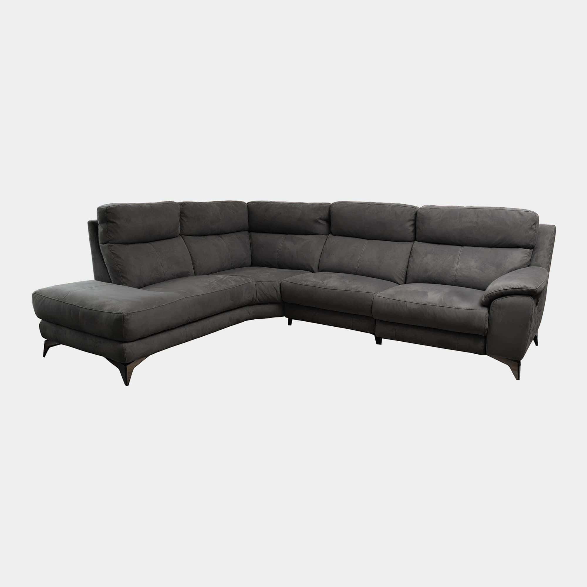 Miura - LHF Power Recliner Corner Sofa, Fabric - Image 9