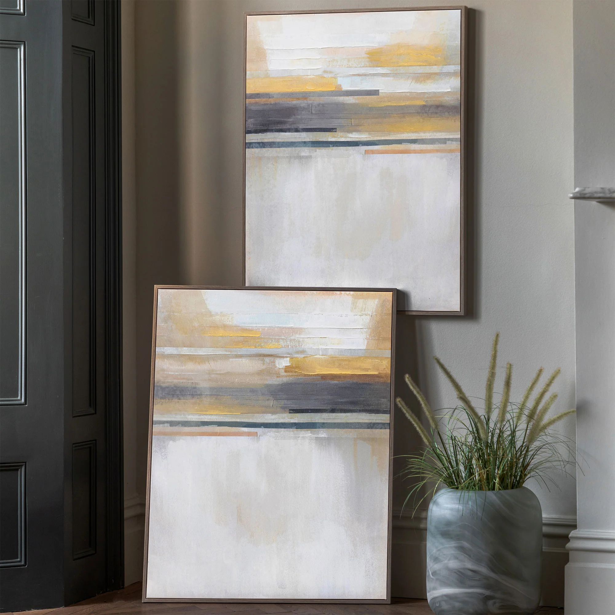 Modern Sunset - Framed Canvas Wall Art, Set of 2 - Image 2