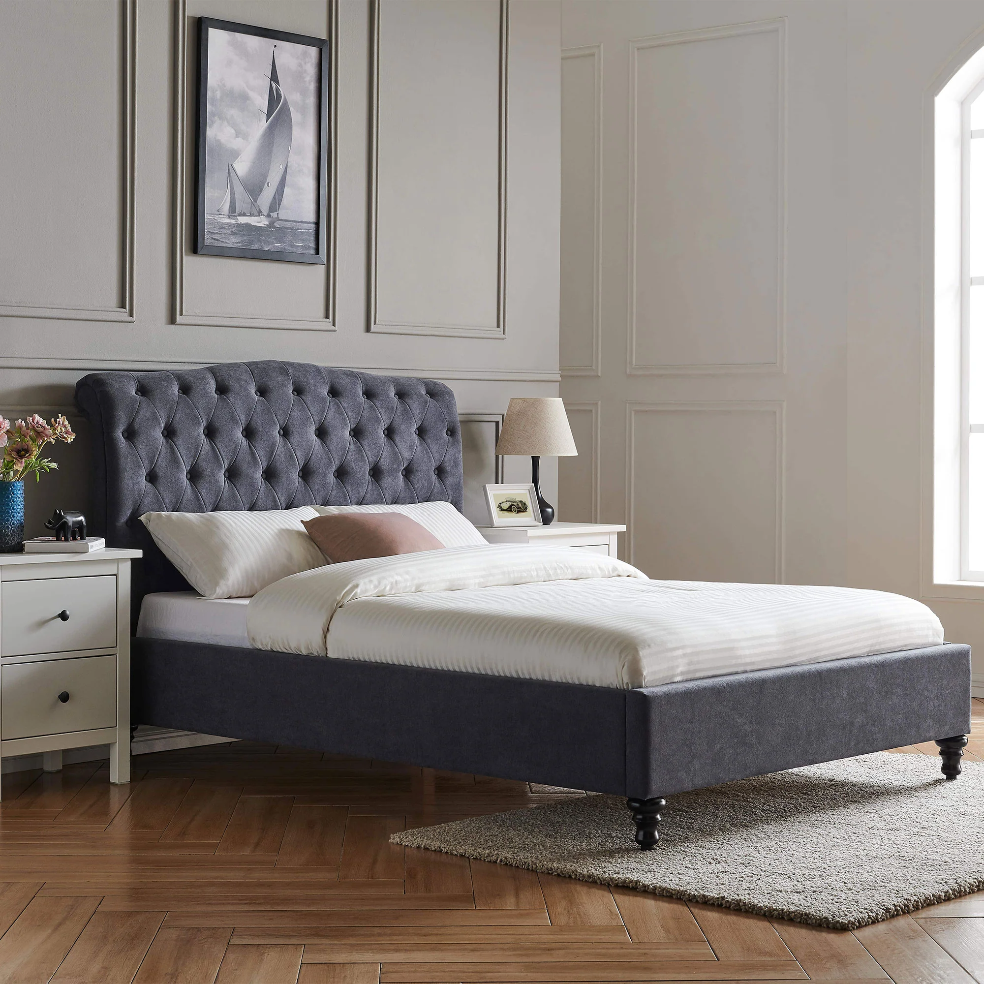 Monterey - Upholstered Bed Frame - Image 8