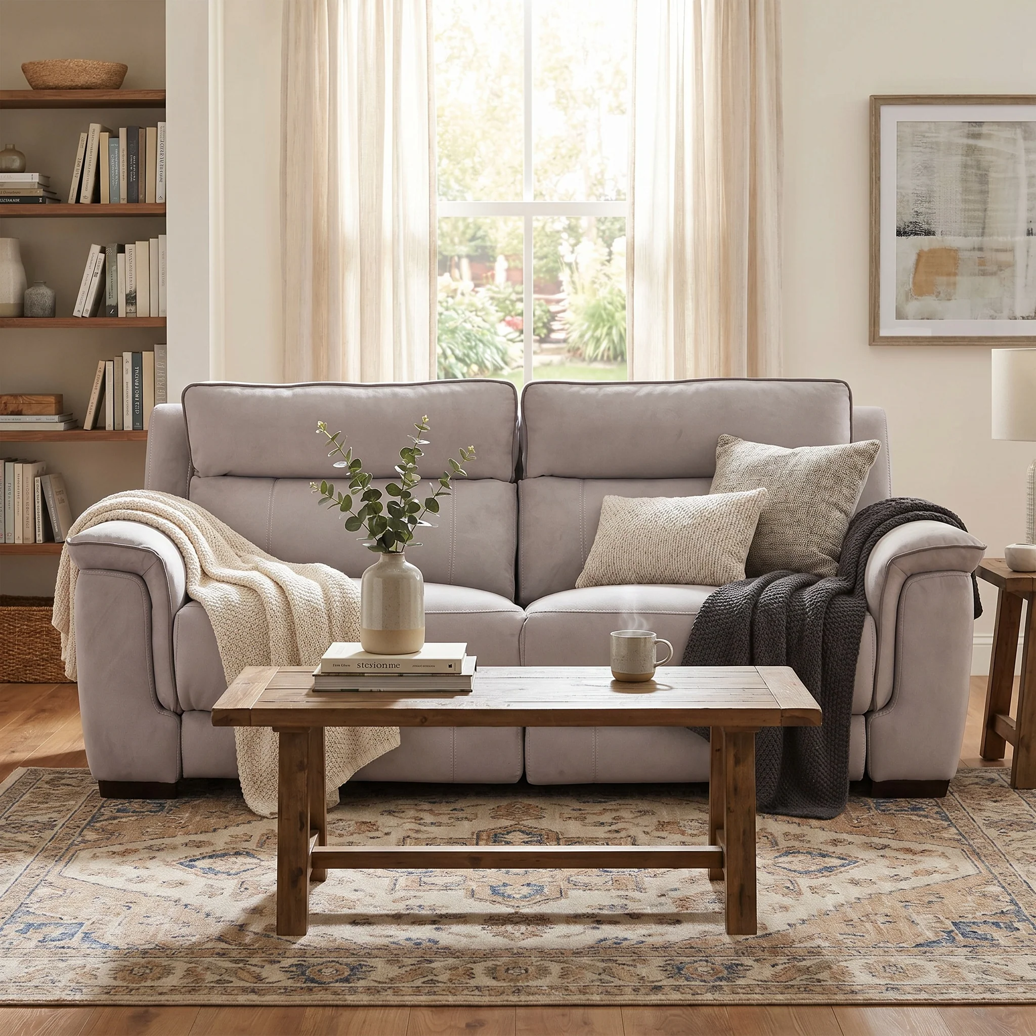 Monza - 2.5 Seat Power Recliner Compact Sofa, Fabric - Image 3