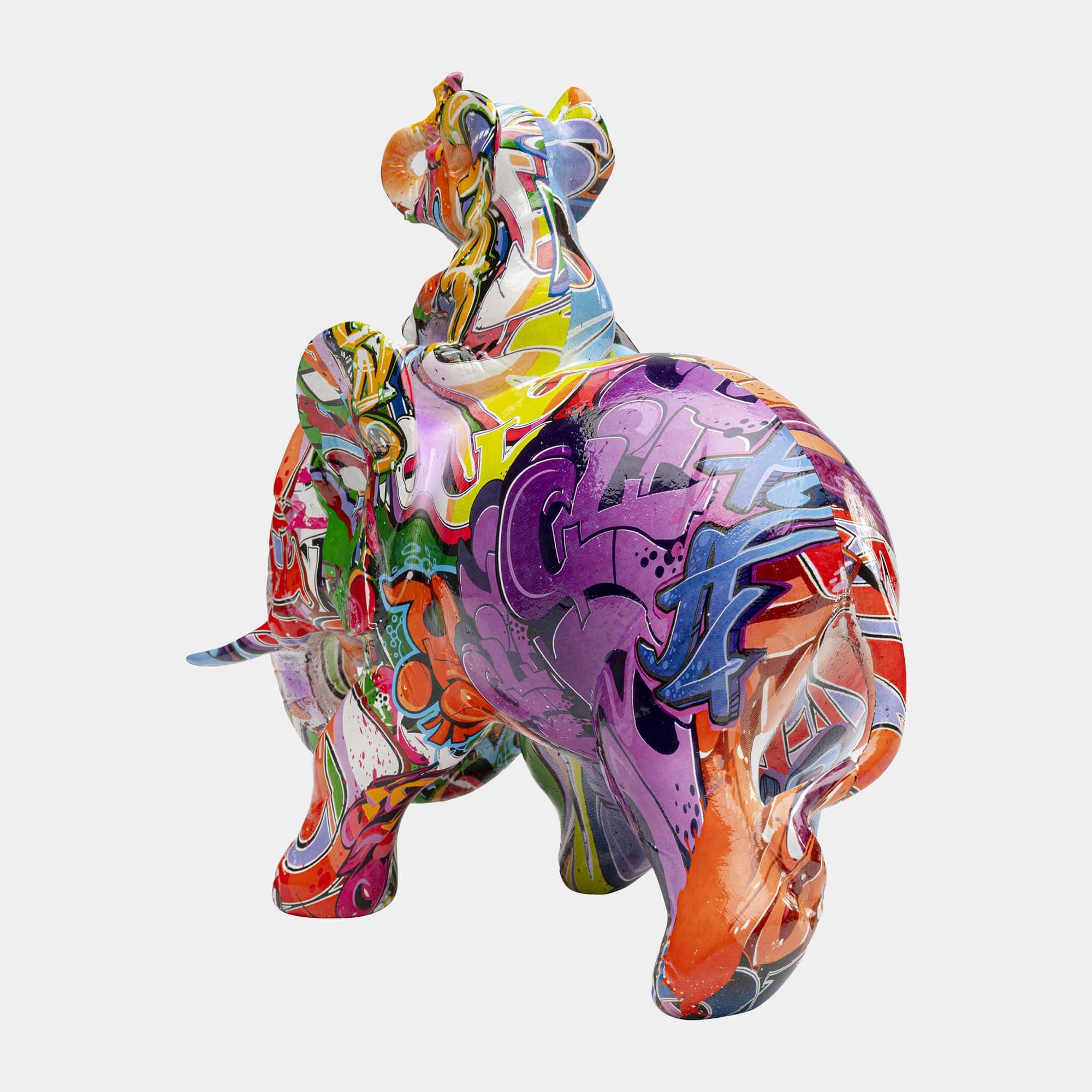 Graffiti - Multicoloured Elephant Ornament - Image 5