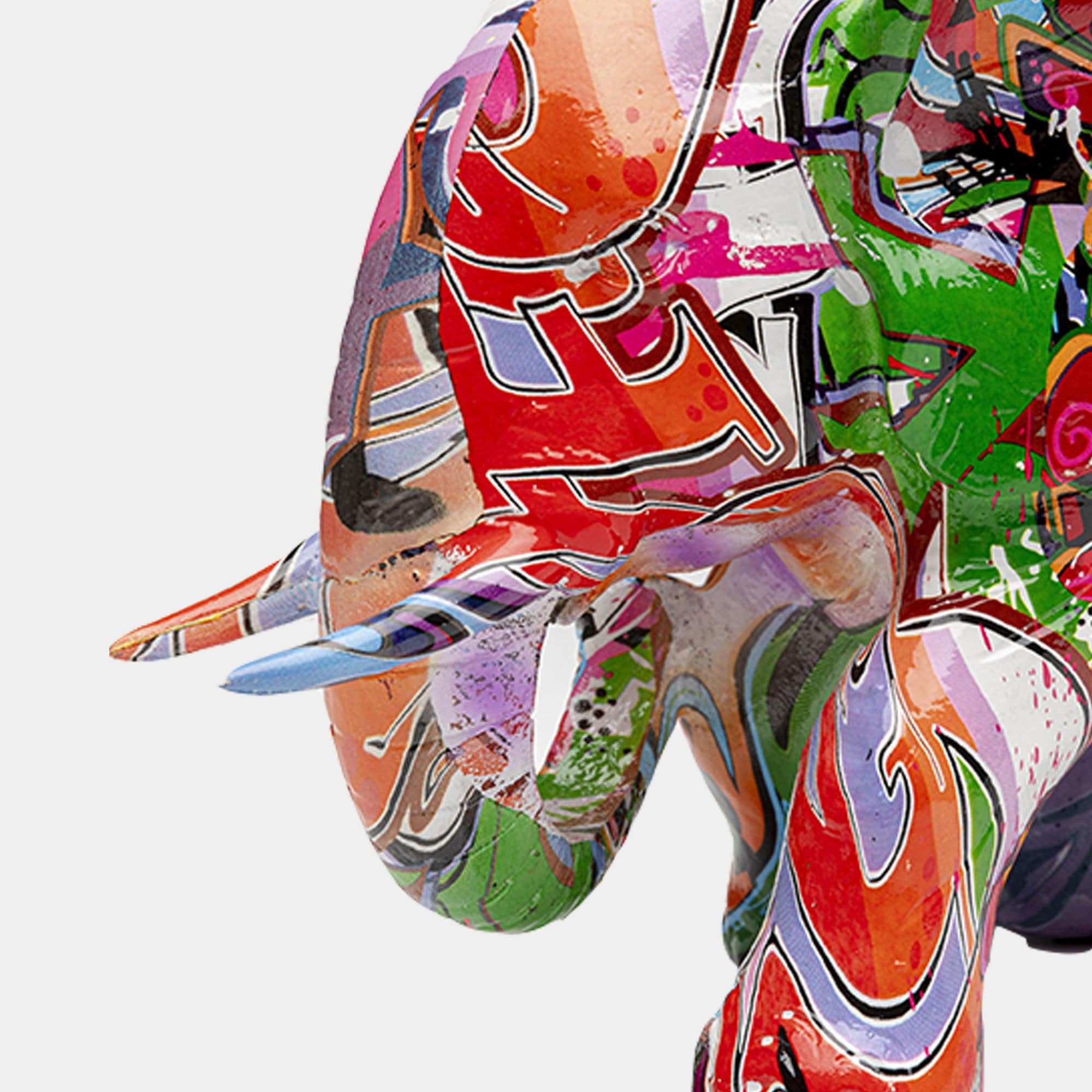 Graffiti - Multicoloured Elephant Ornament - Image 6