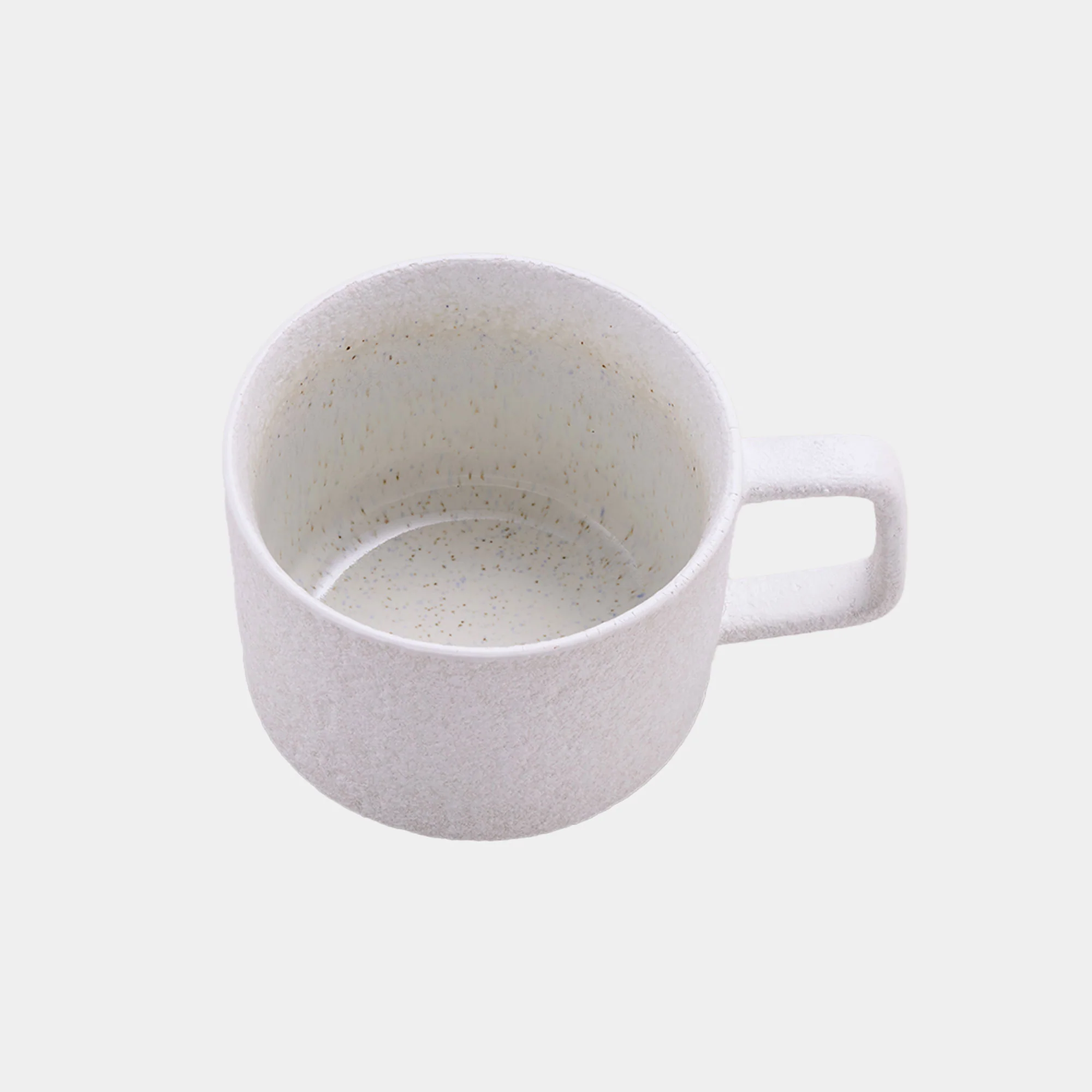 Mylor Soft White Stoneware - Large Mugs, Set of 4 - Image 4