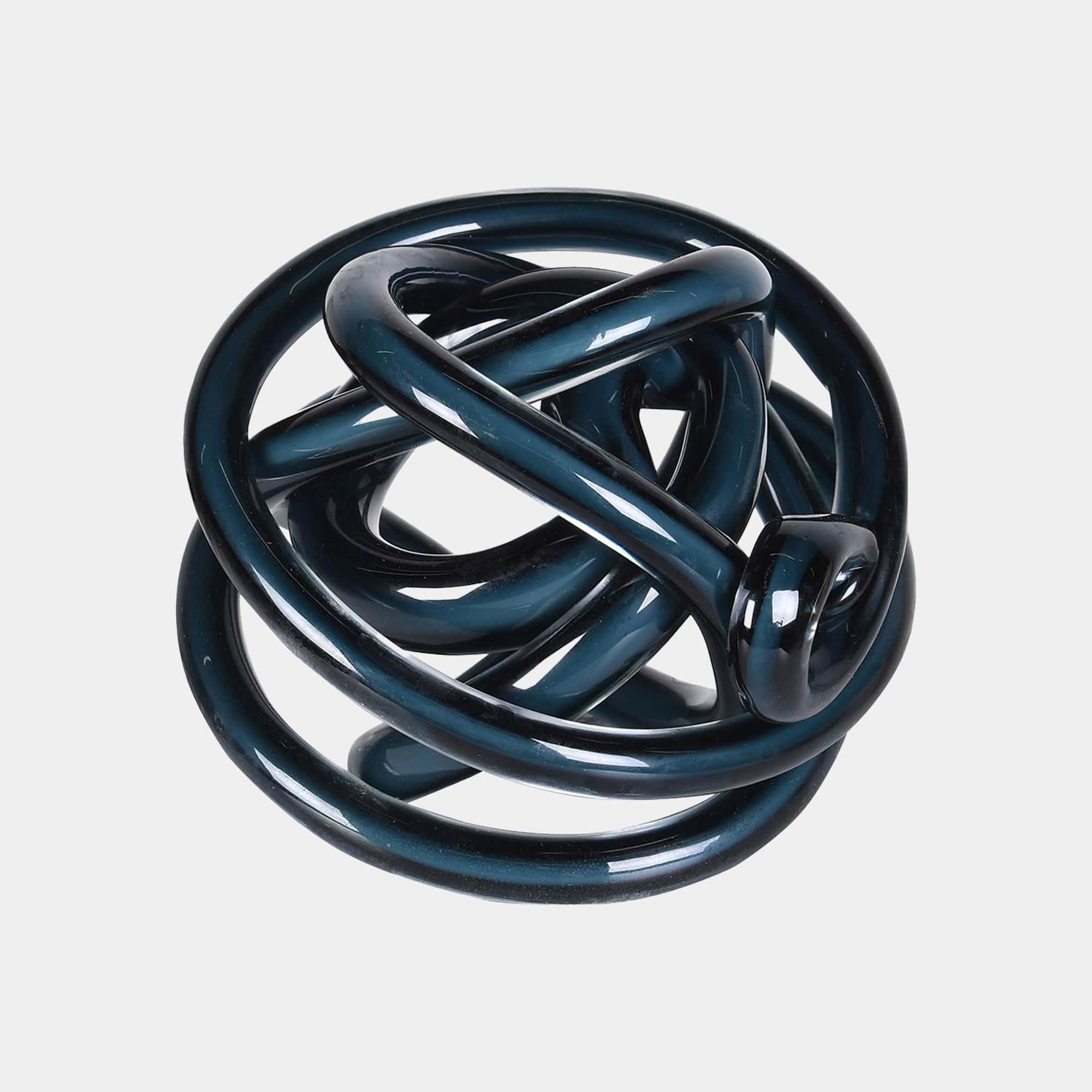 Navy - Blue Knot Ornament