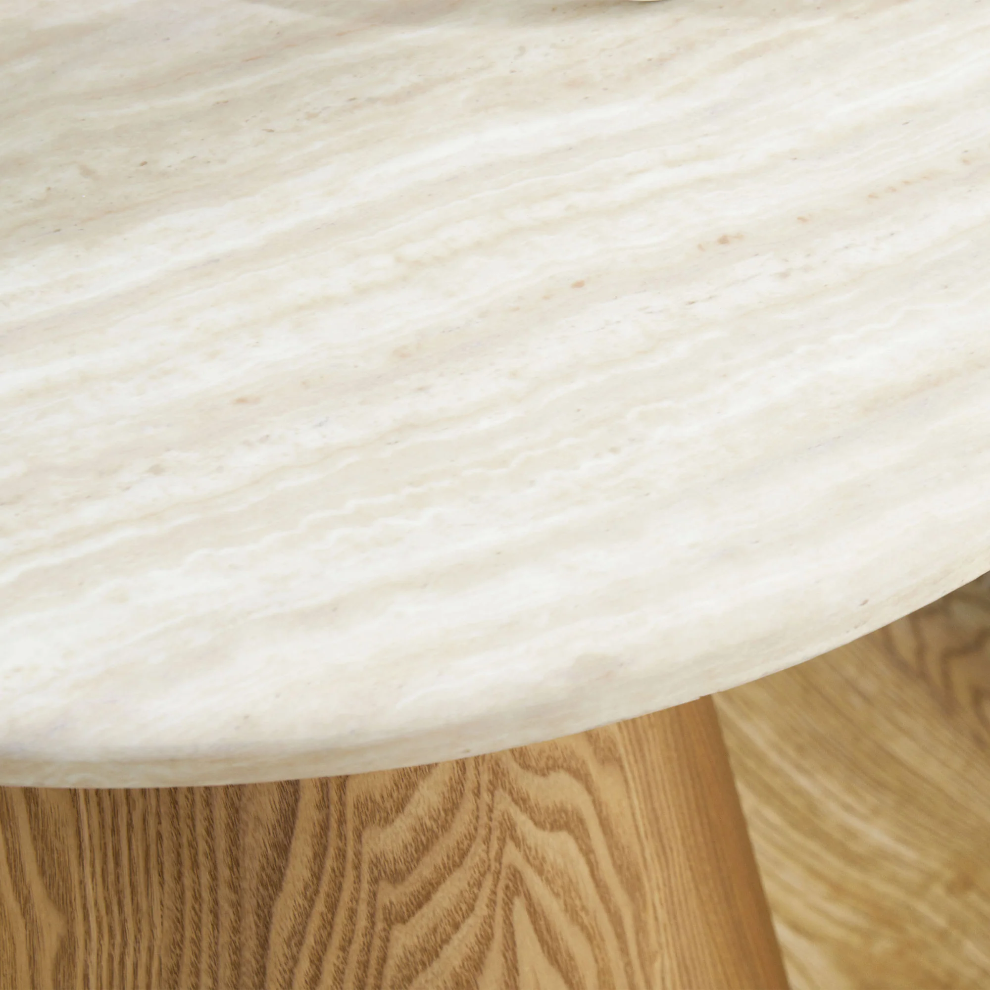 Novara - Marble Effect Lamp Table - Image 3