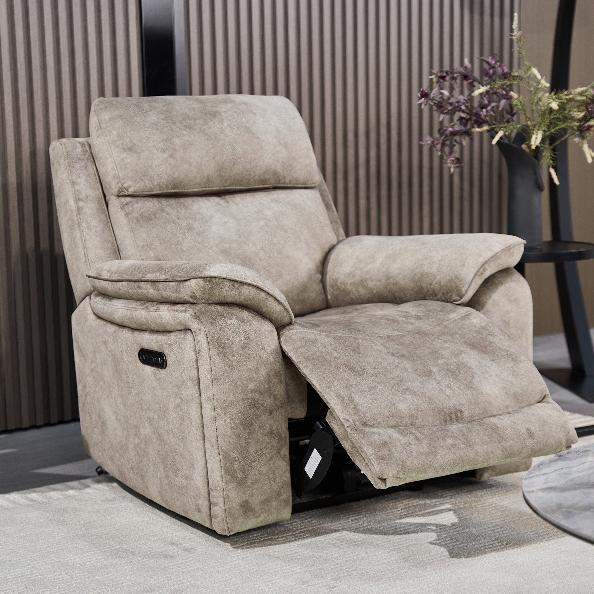 Novello - Power Recliner Chair, Fabric - Image 3