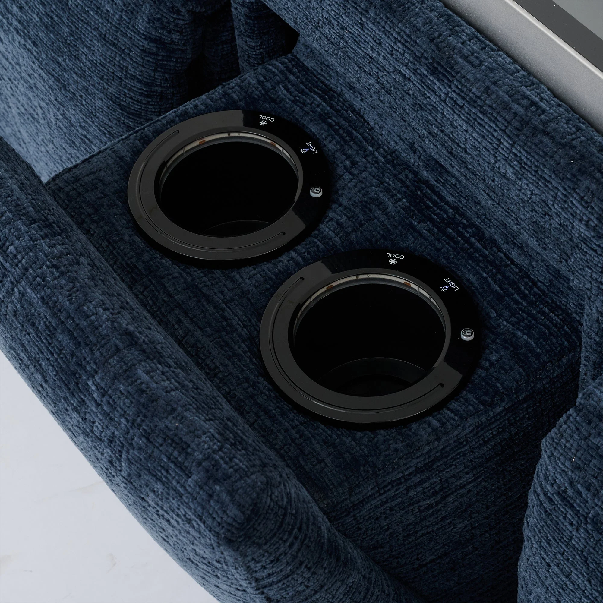 Odeon - 3 Seat Power Recliner Sofa With Touchscreen In Fabric - Image 5