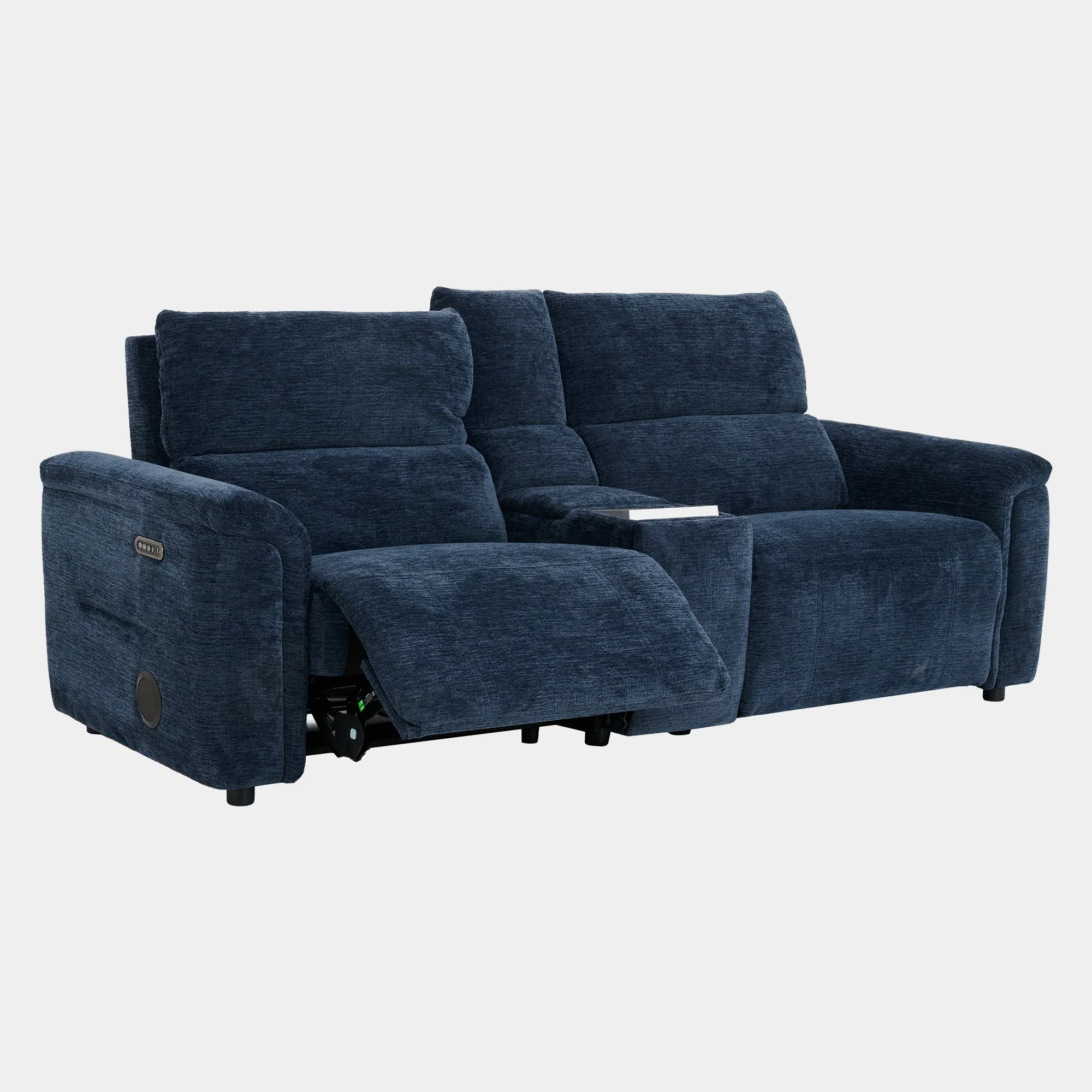 Odeon - 3 Seat Power Recliner Sofa With Touchscreen In Fabric - Image 8