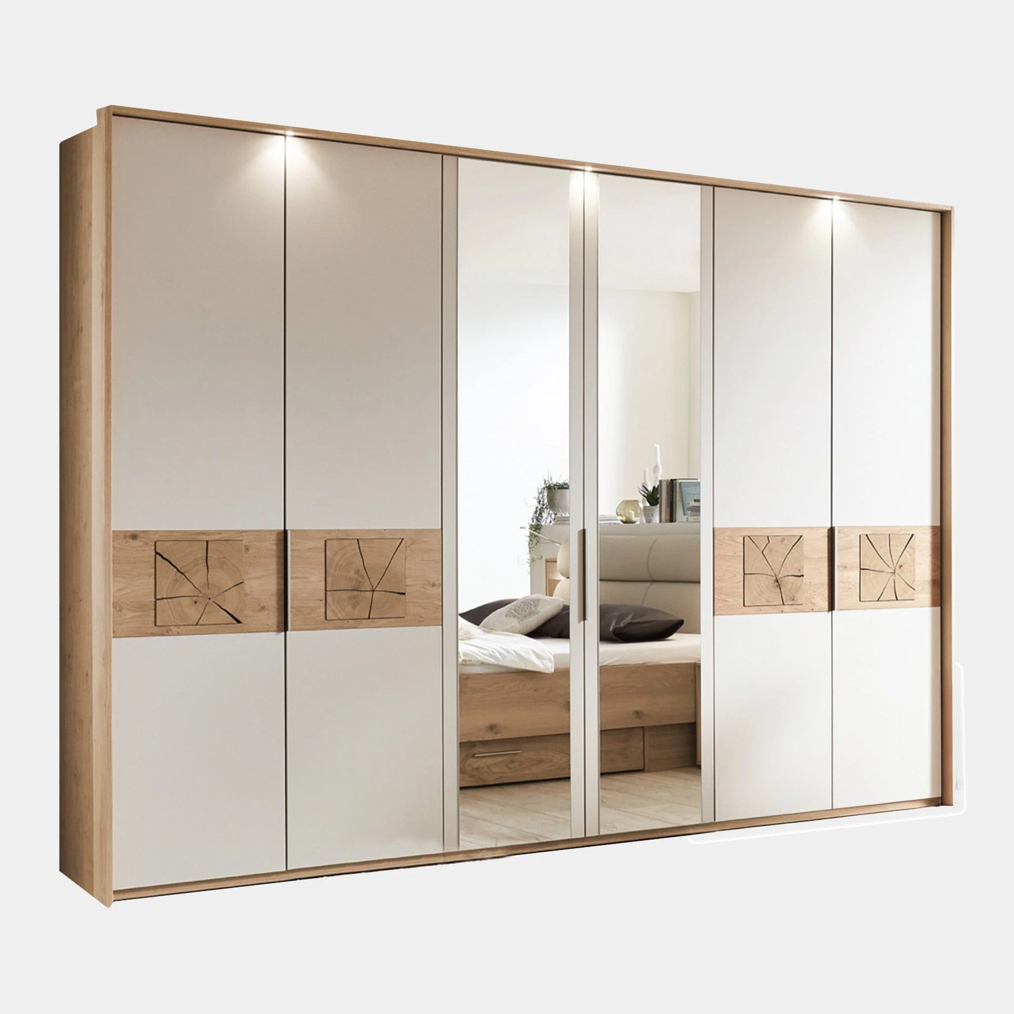 Ontario - Wardrobe With Mirrors