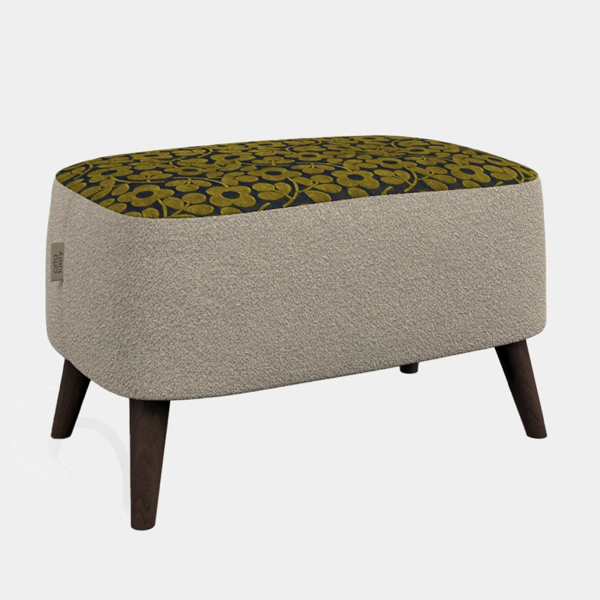 Orla Kiely Donegal - Footstool, Fabric - Image 5