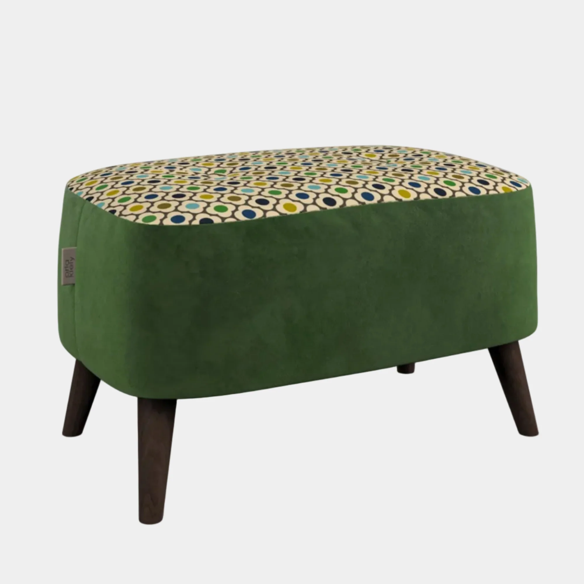 Orla Kiely Donegal - Footstool, Fabric - Image 7