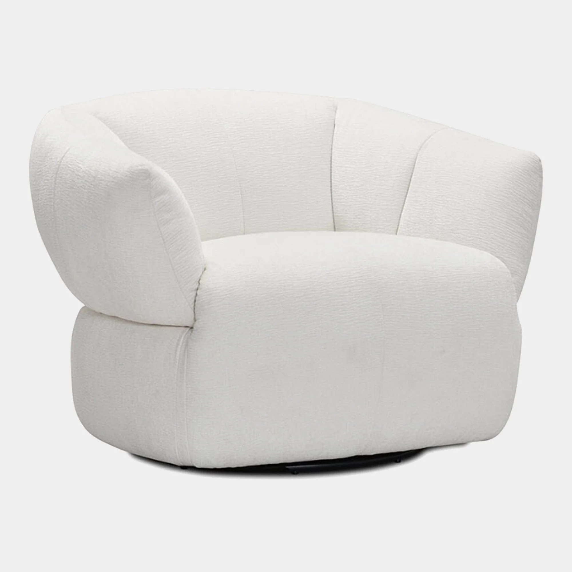 Paddington - Swivel Chair, Sheepskin Fabric - Image 4