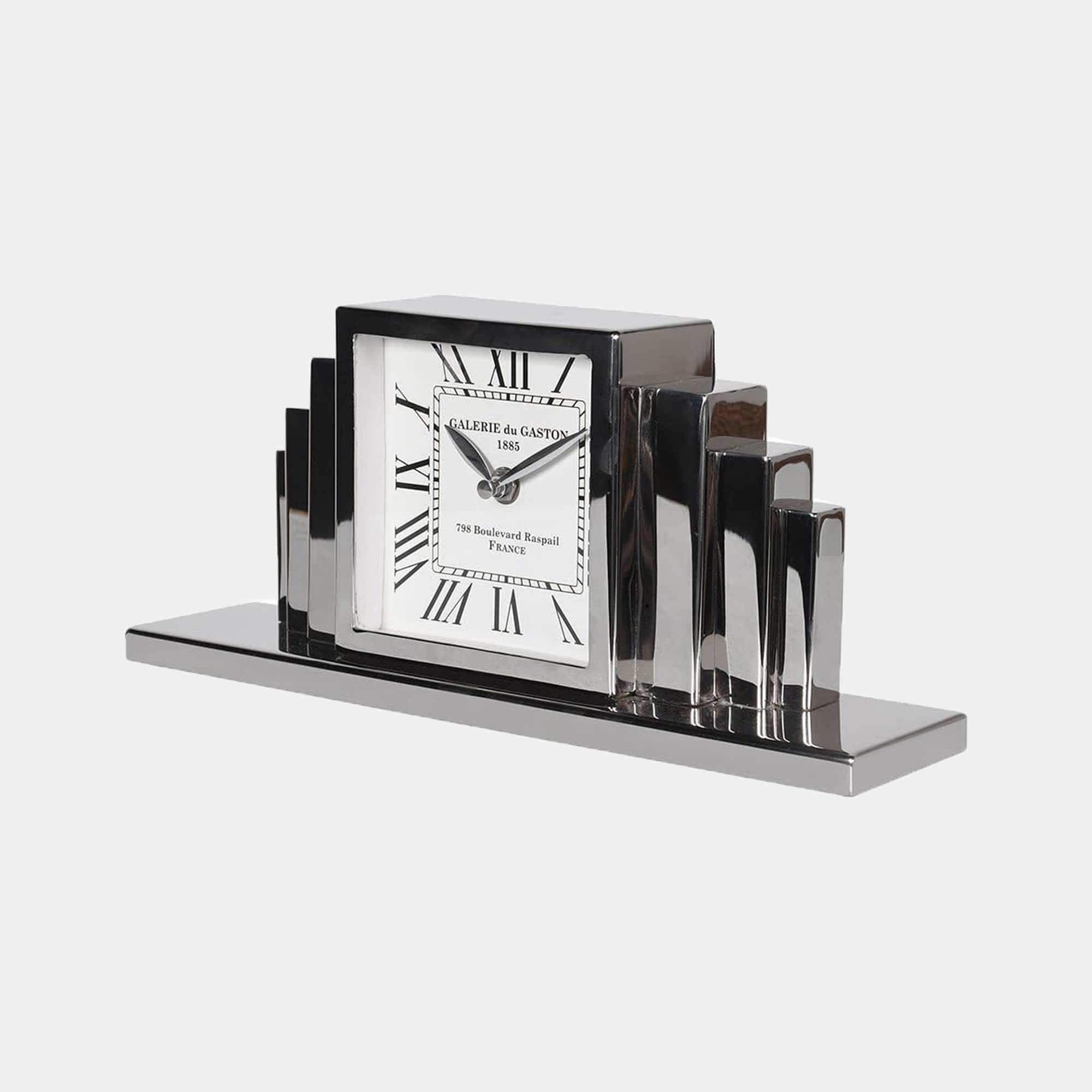 Parana - Mantel Clock, Silver - Image 2