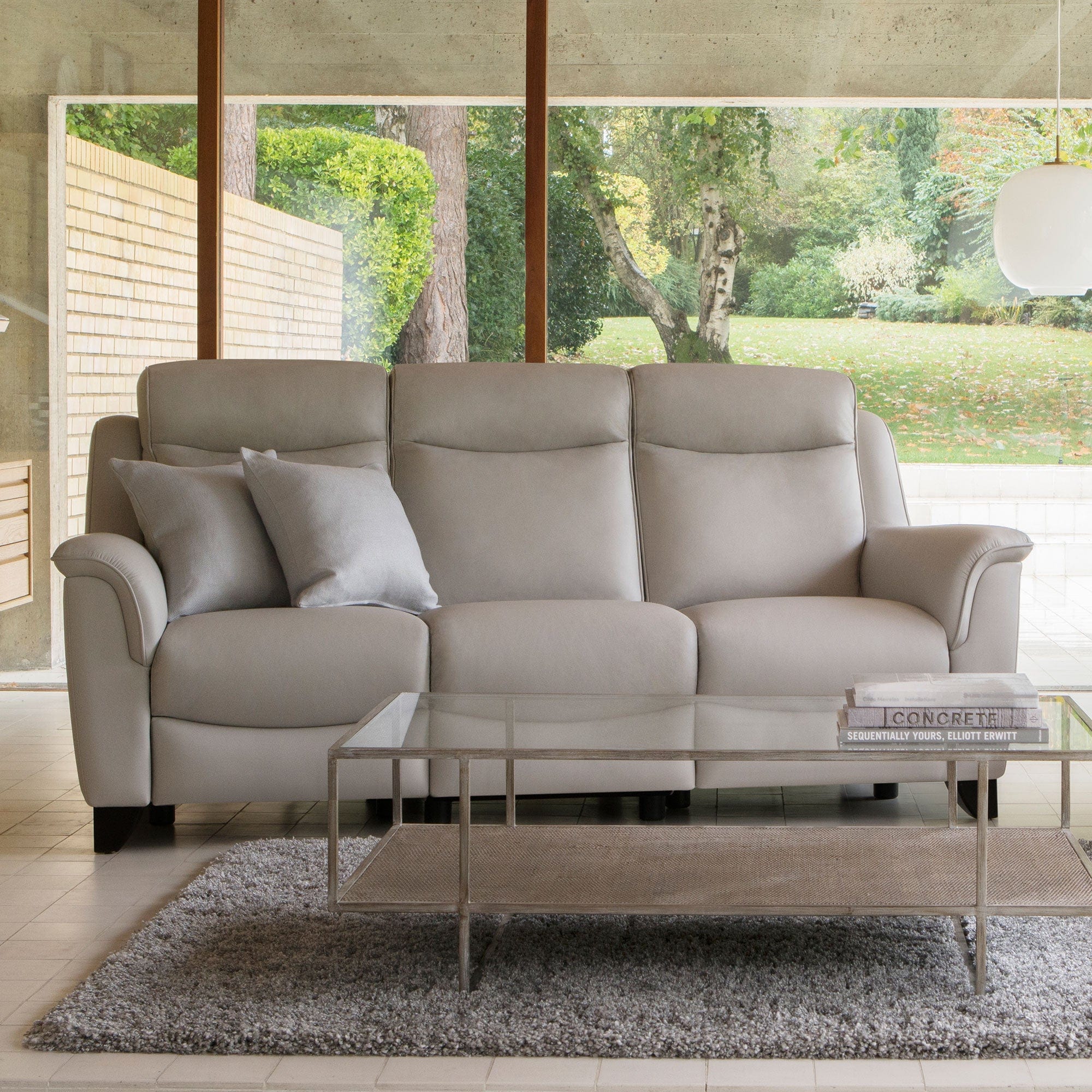 Parker Knoll Manhattan - 3 Seat Sofa, Leather - Image 2