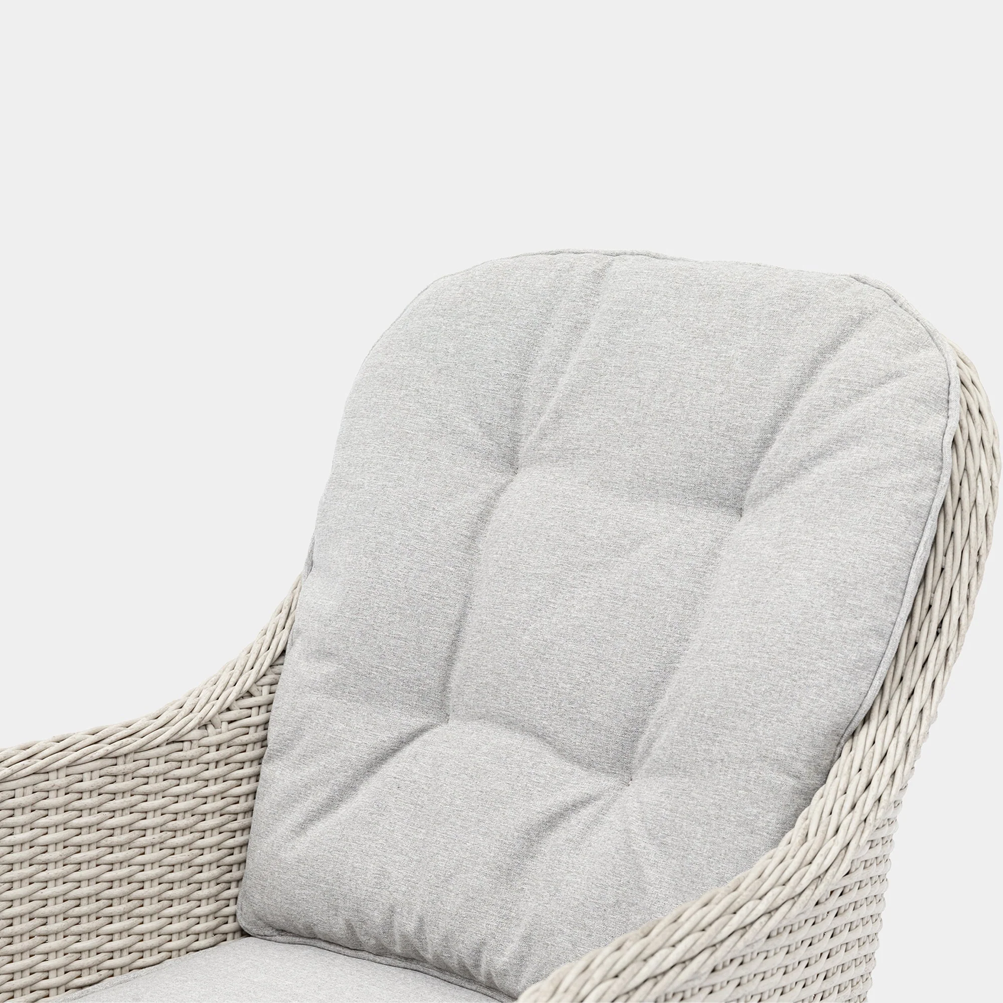 Pebble Beach - 6 Seat Garden Dining Set & Dining Table, Rattan Weave - Image 8