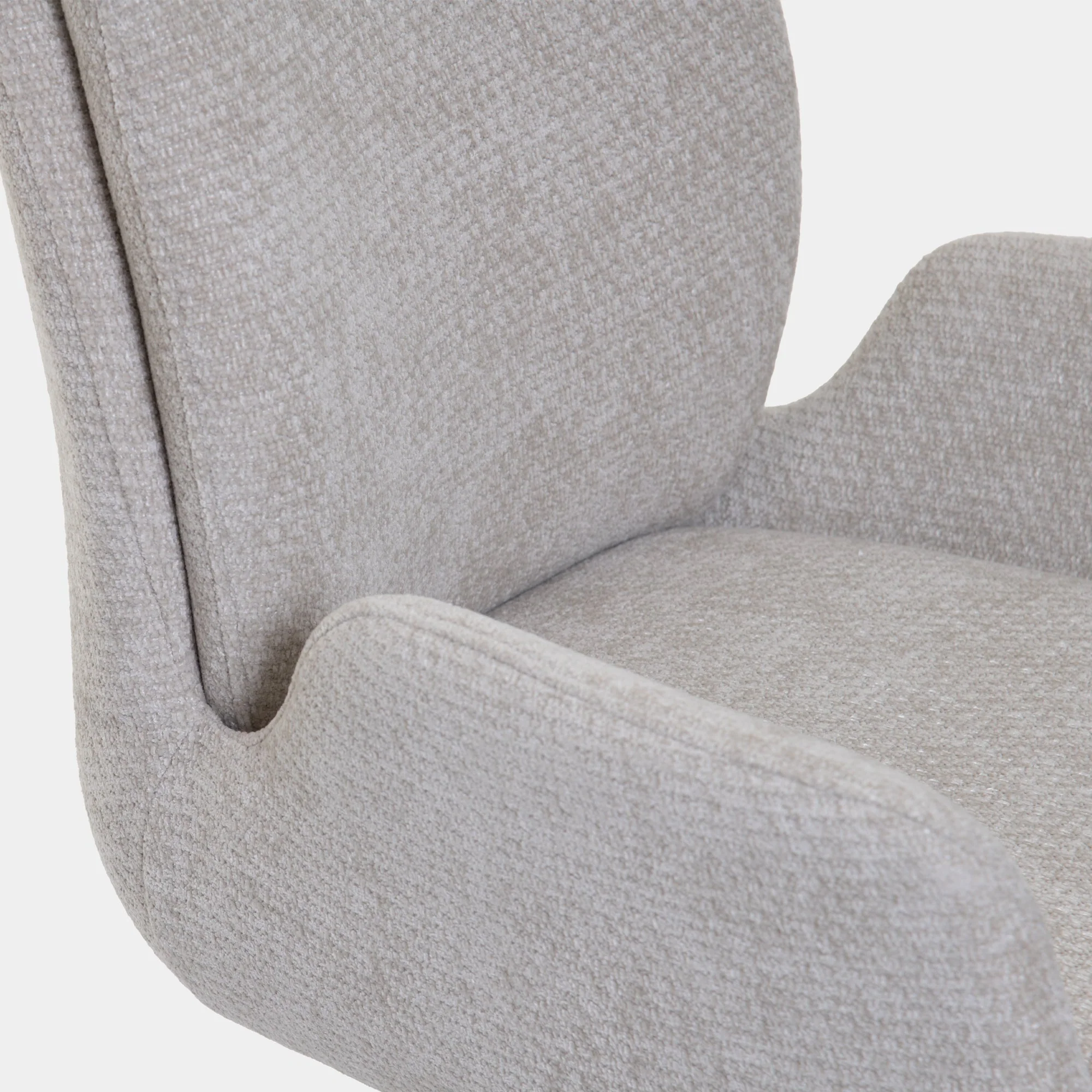Phoenix - Swivel Dining Armchair, Fabric - Image 3