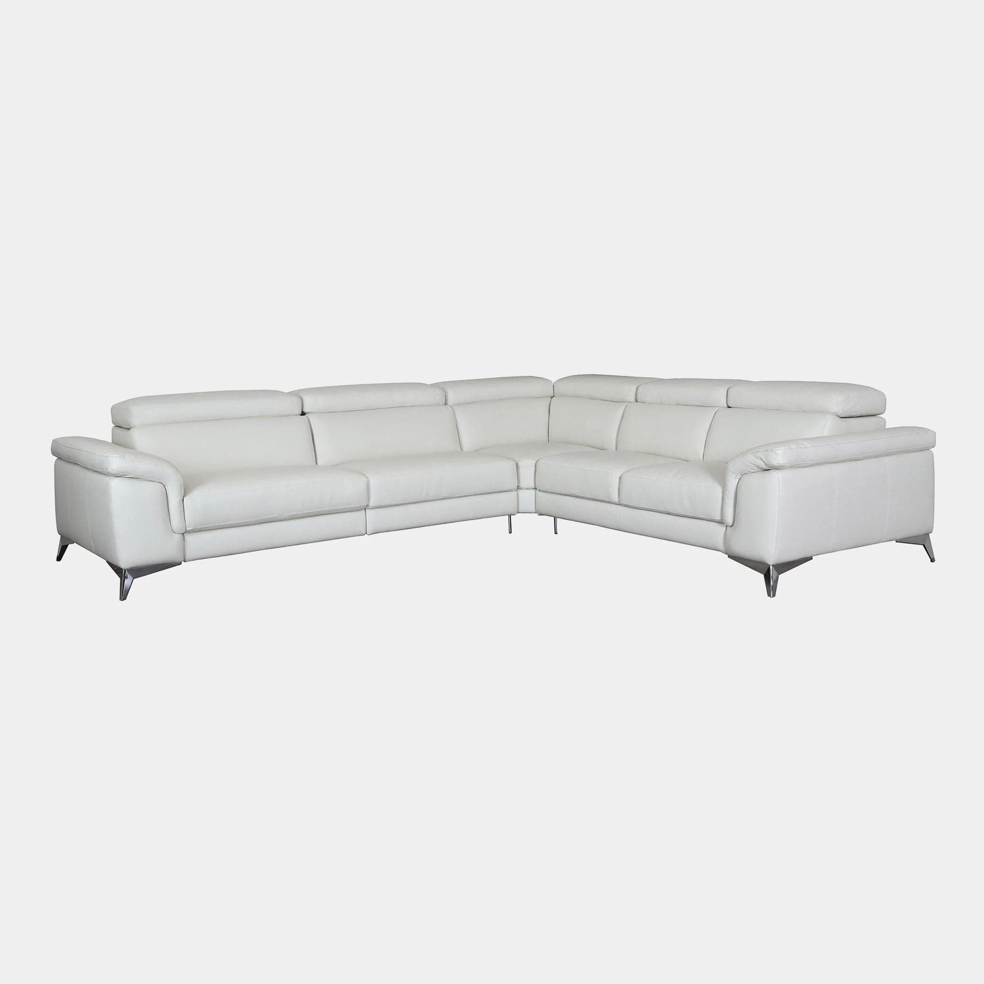 Portofino - RHF Power Recliner Corner Sofa, Leather - Image 3