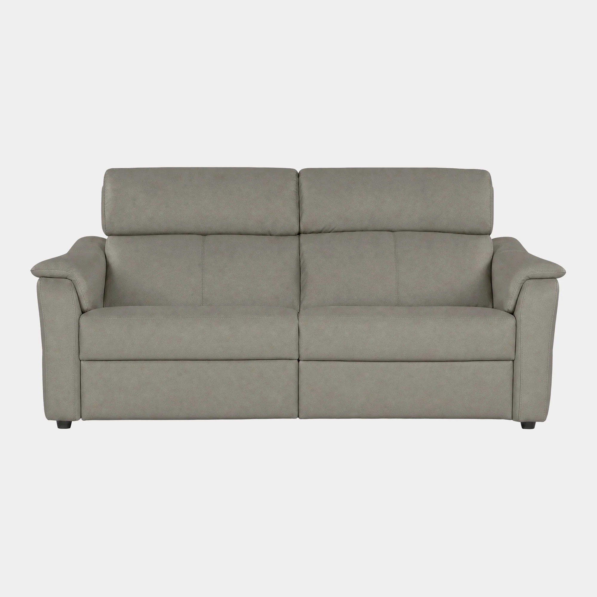 Rimini - 2 Seat Power Recliner Sofa with Adjustable Headrest & Lumbar, Taupe Leather - Image 2