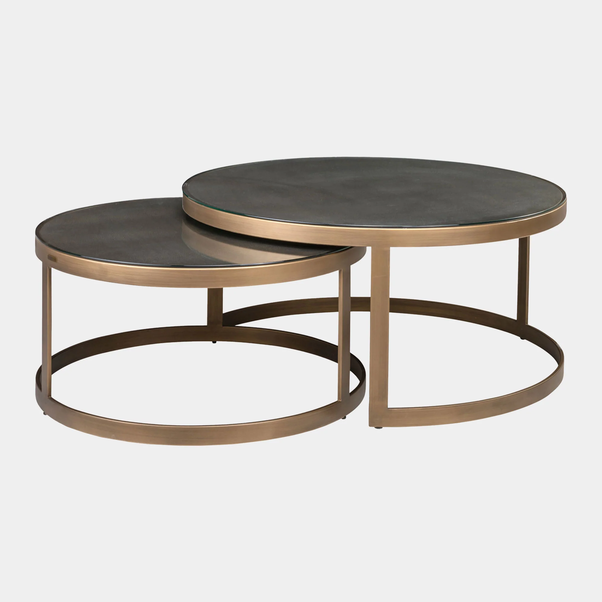 Ridgeville - Glass Coffee Tables, Set of 2
