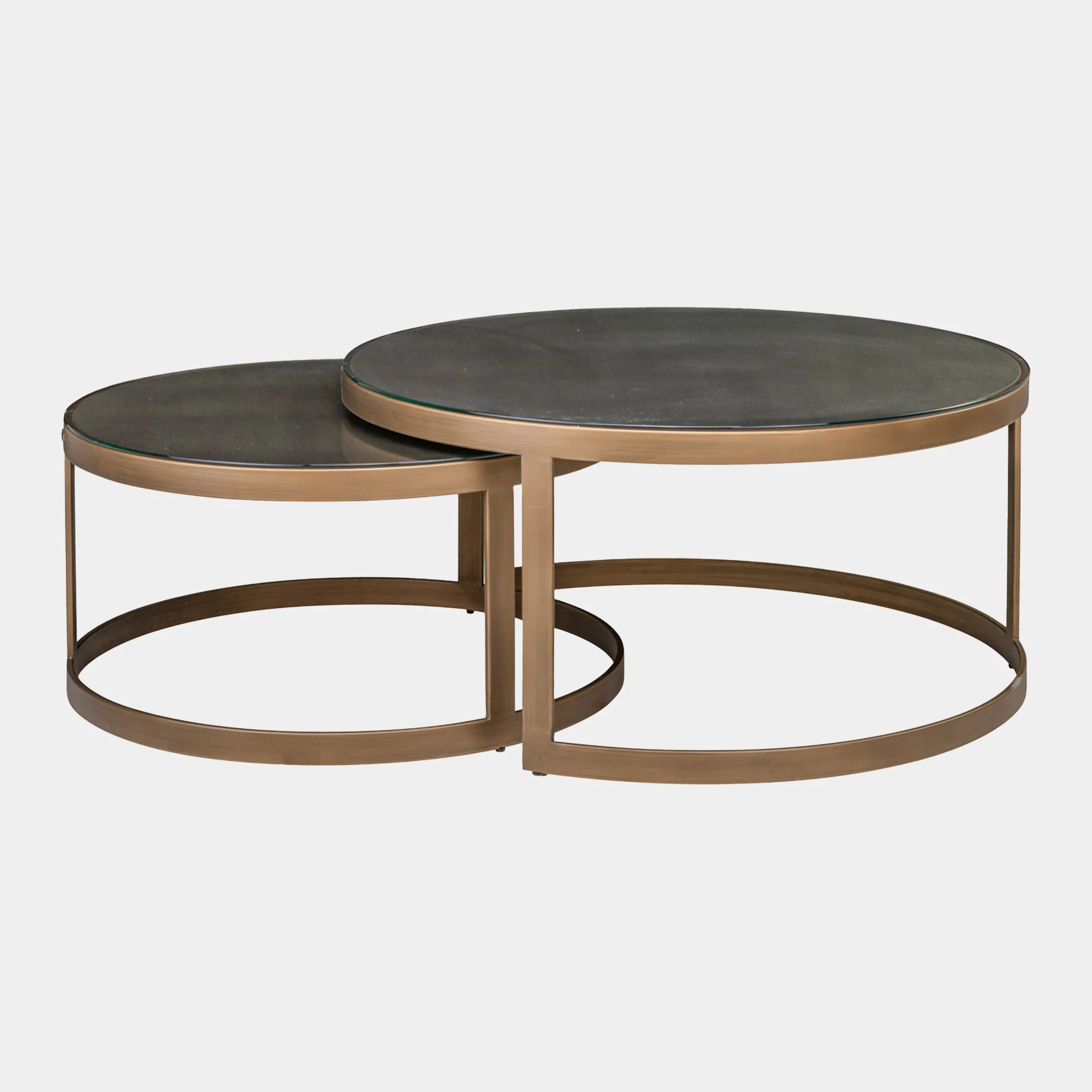 Ridgeville - Glass Coffee Tables, Set of 2 - Image 2
