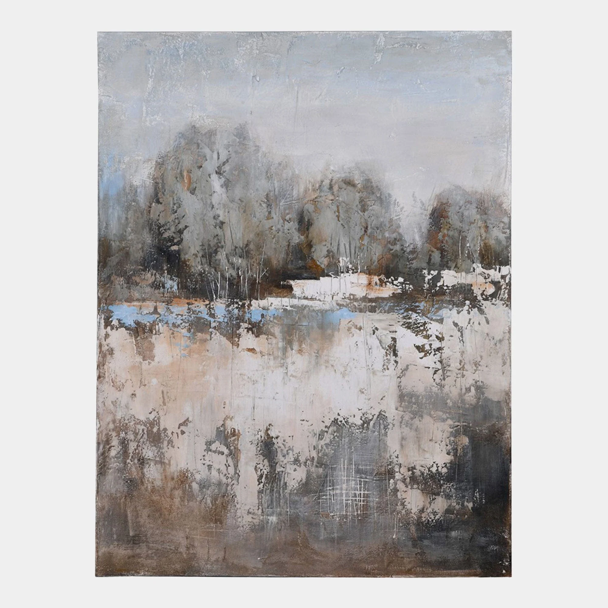Riverside Canvas - Oil Painting Wall Art