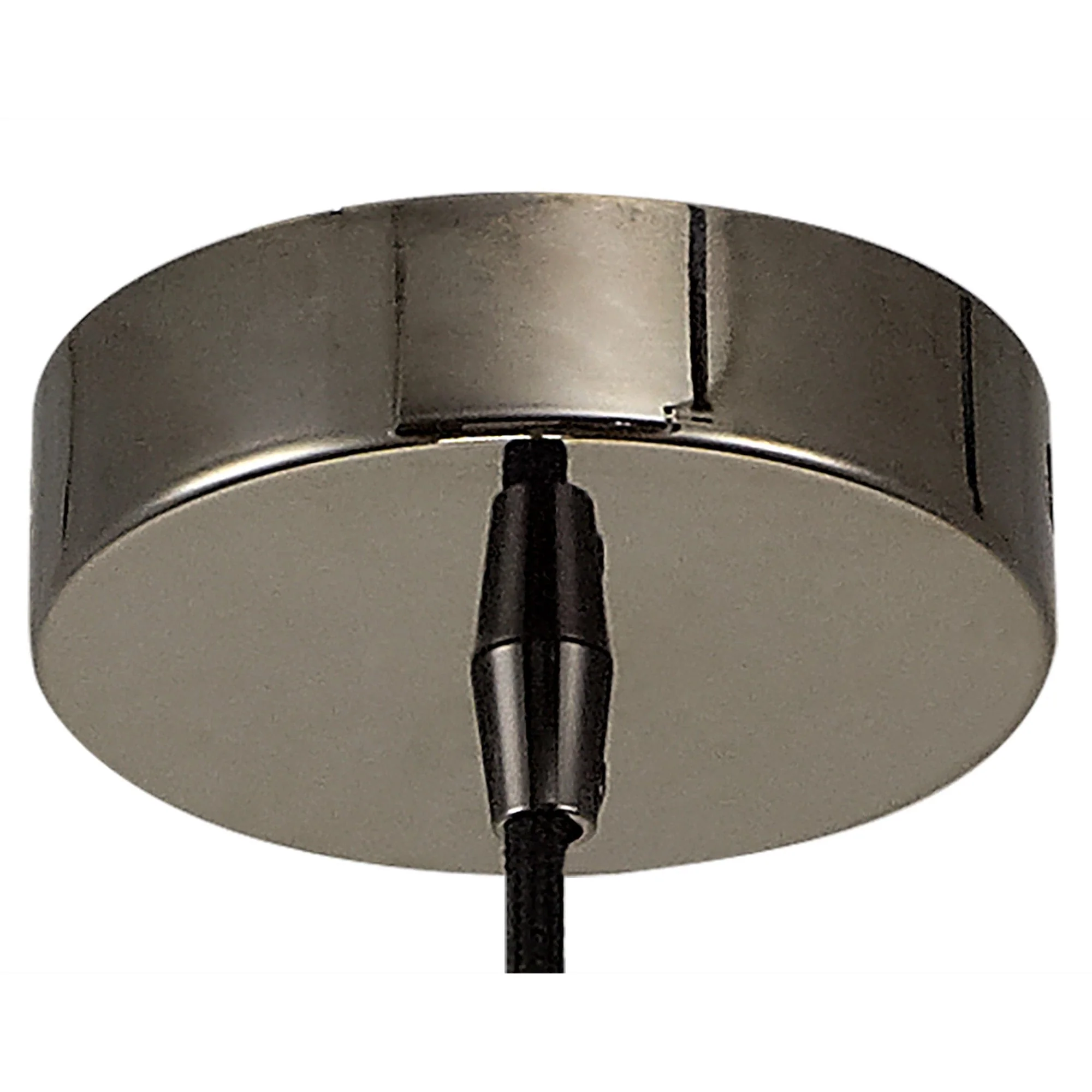Roma Black & Chrome - E27 Pendant Light Suspension Kit - Image 3