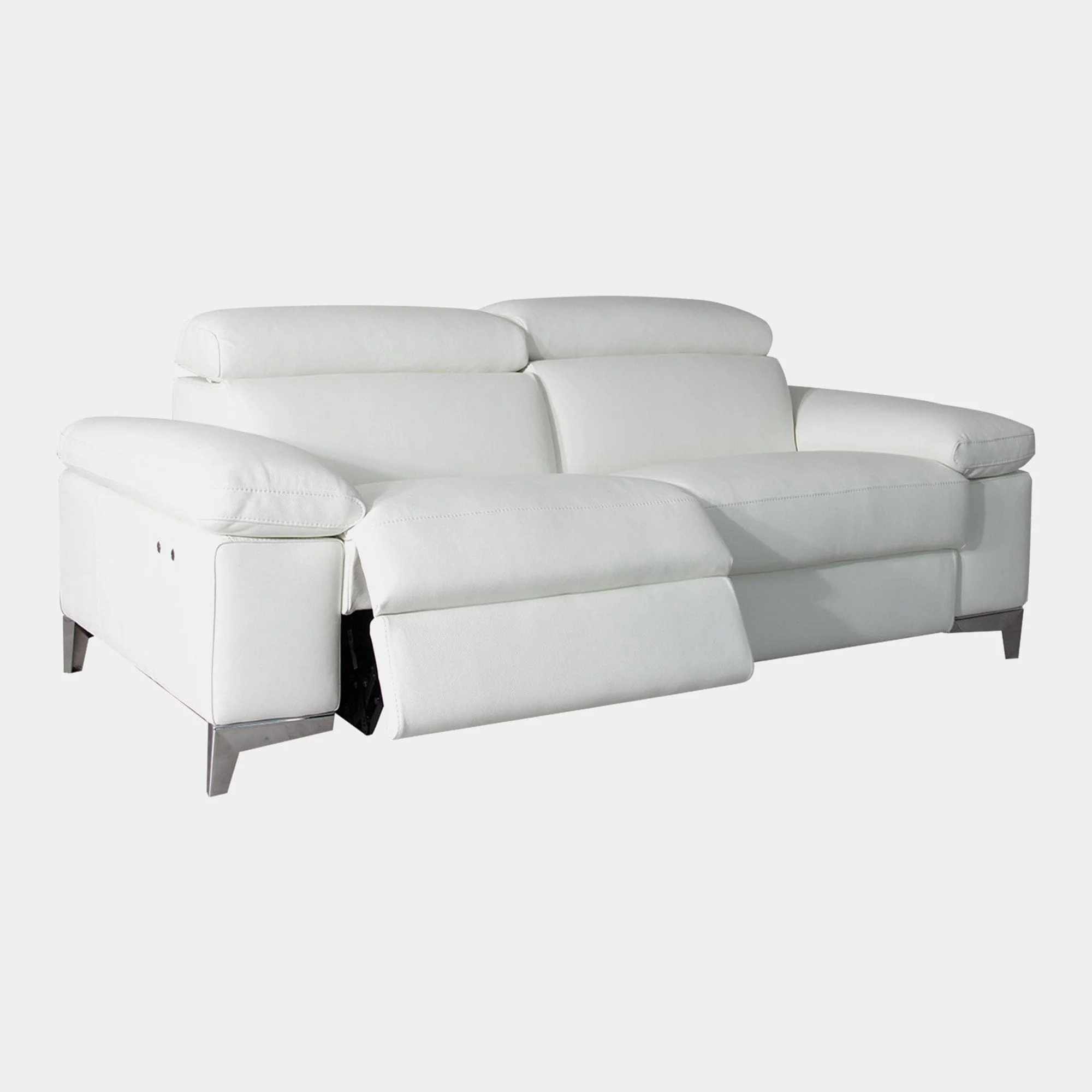 Santoro - 2 Seat Power Recliner Sofa, Leather - Image 3