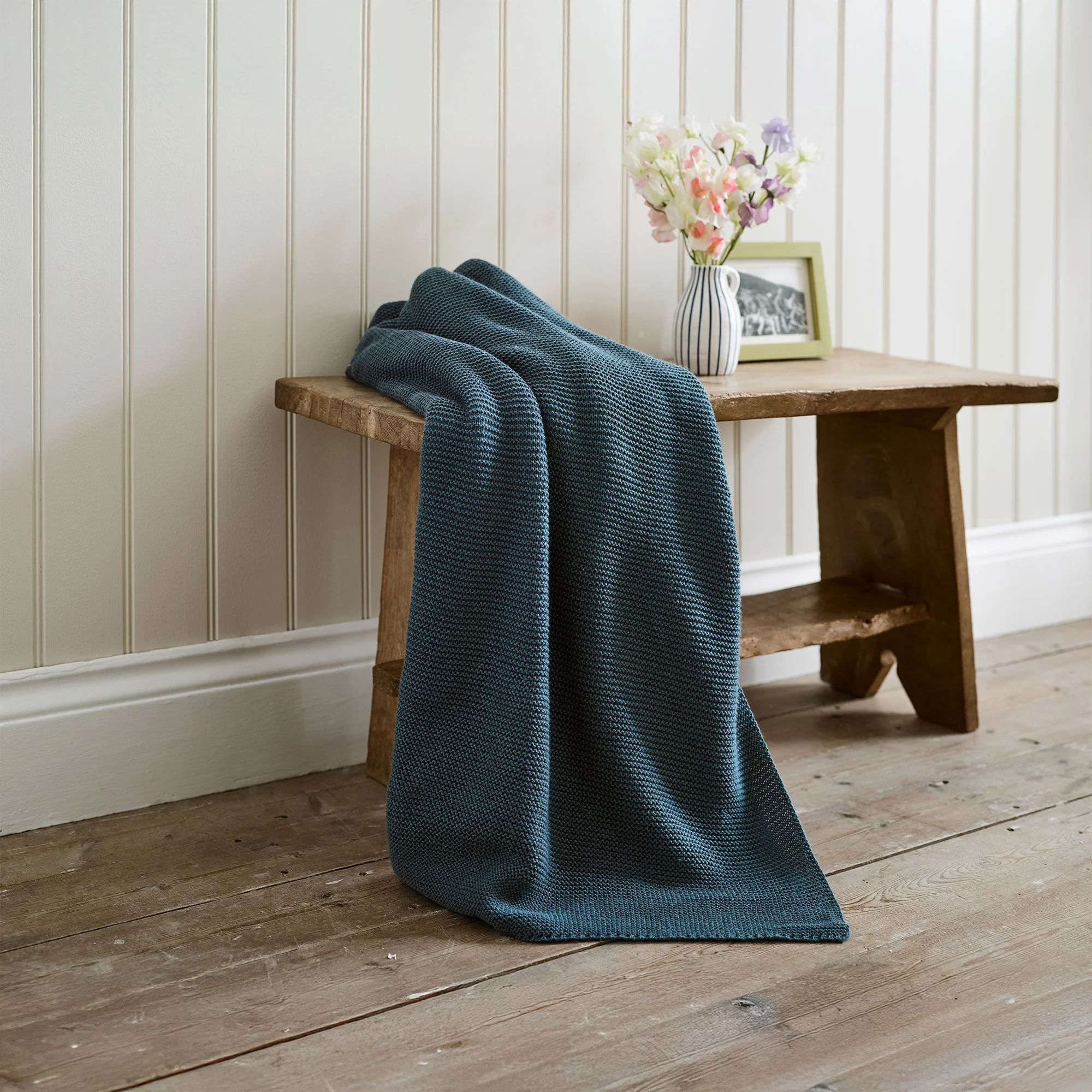 Saunton Blue - Throw 130x170cm - Image 2