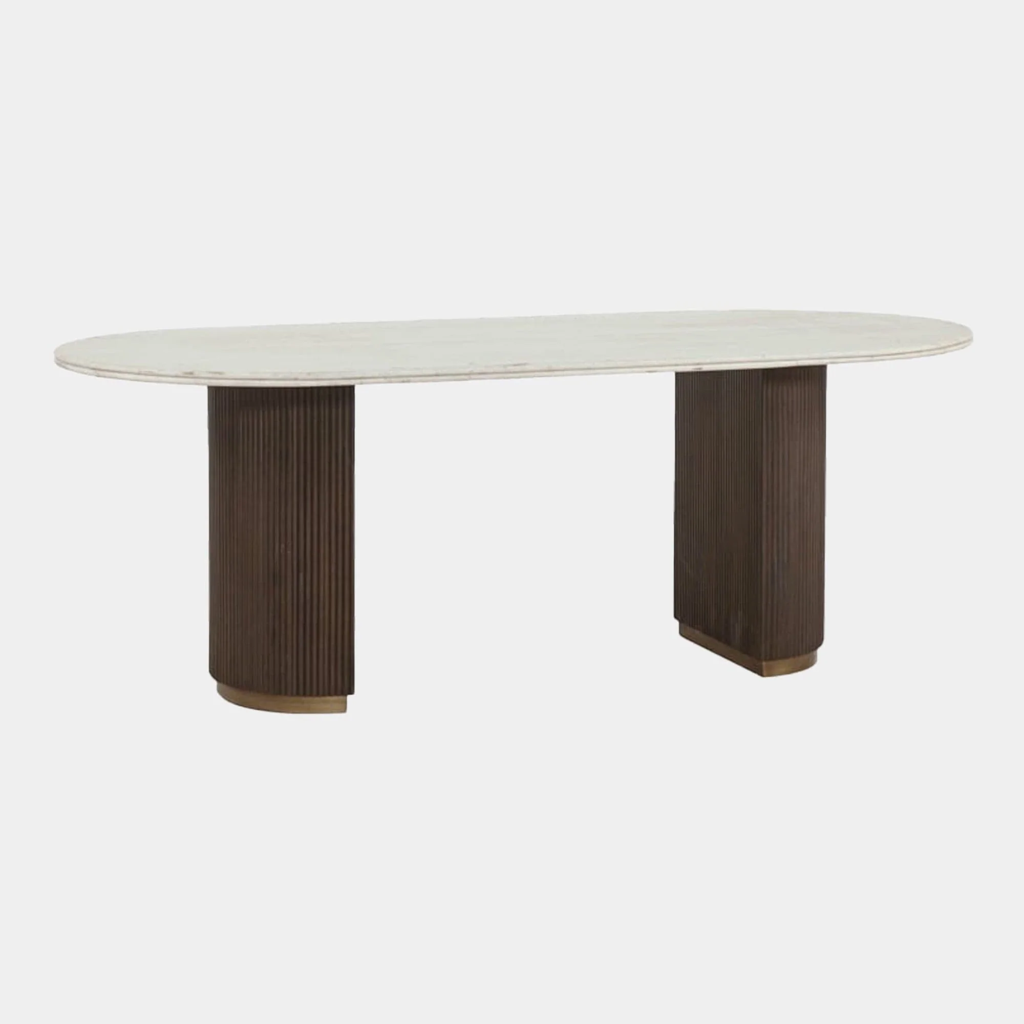 Seabrook - Marble Oval Dining Table