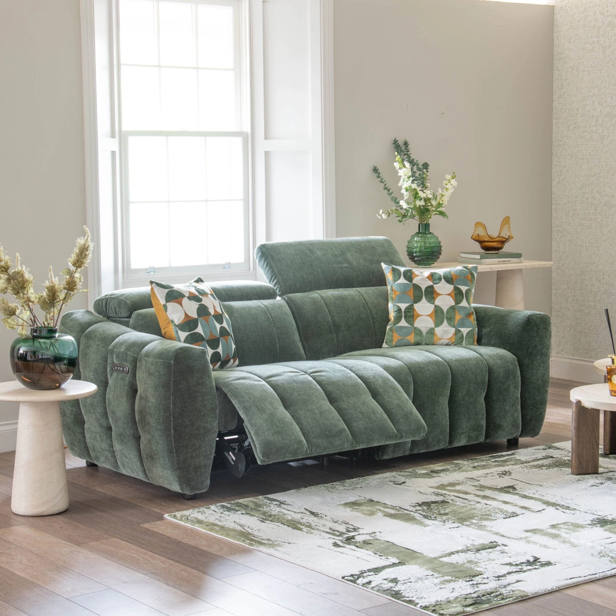 Shaftesbury - 2 Seat Power Recliner Sofa, Fabric - Image 2