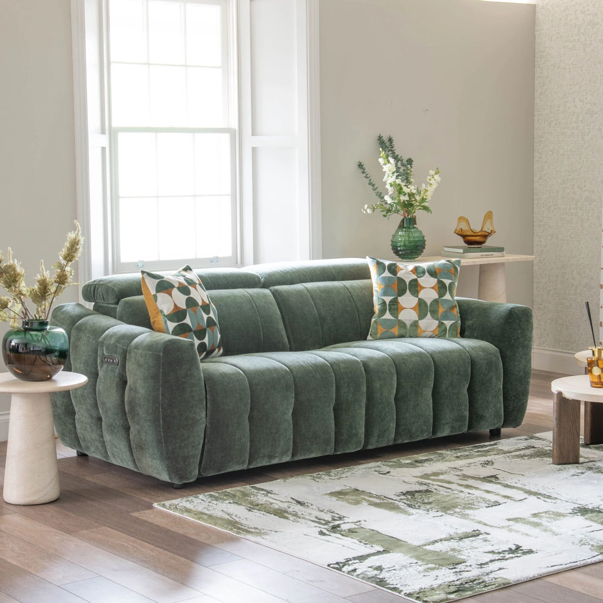 Shaftesbury - 2 Seat Power Recliner Sofa, Fabric - Image 4