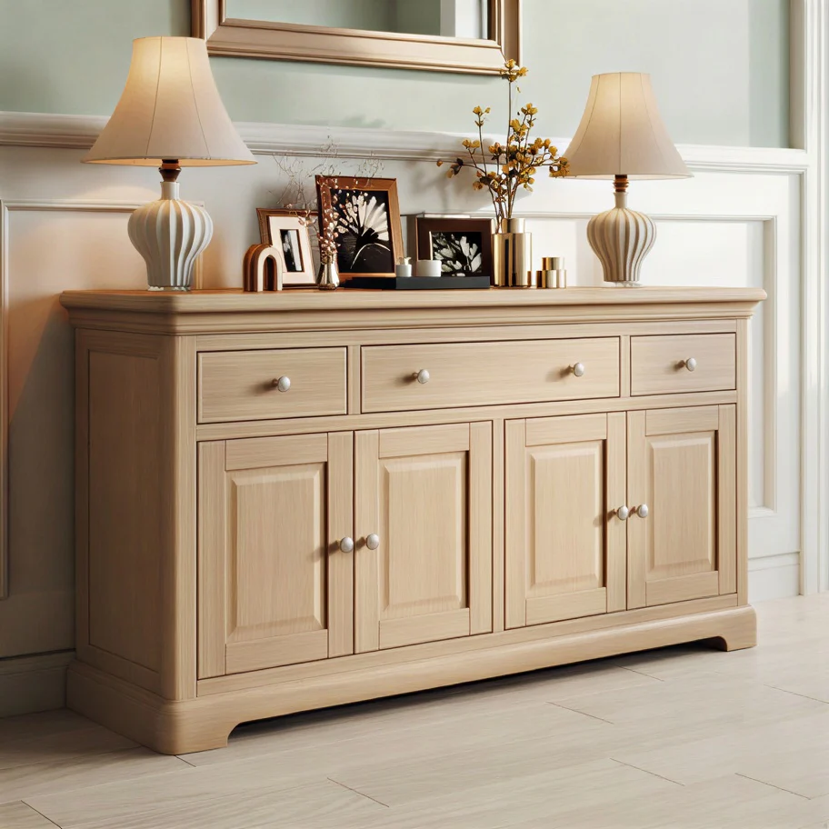 Sidmouth - 4 Door Sideboard With Drawers, Oak - Image 2