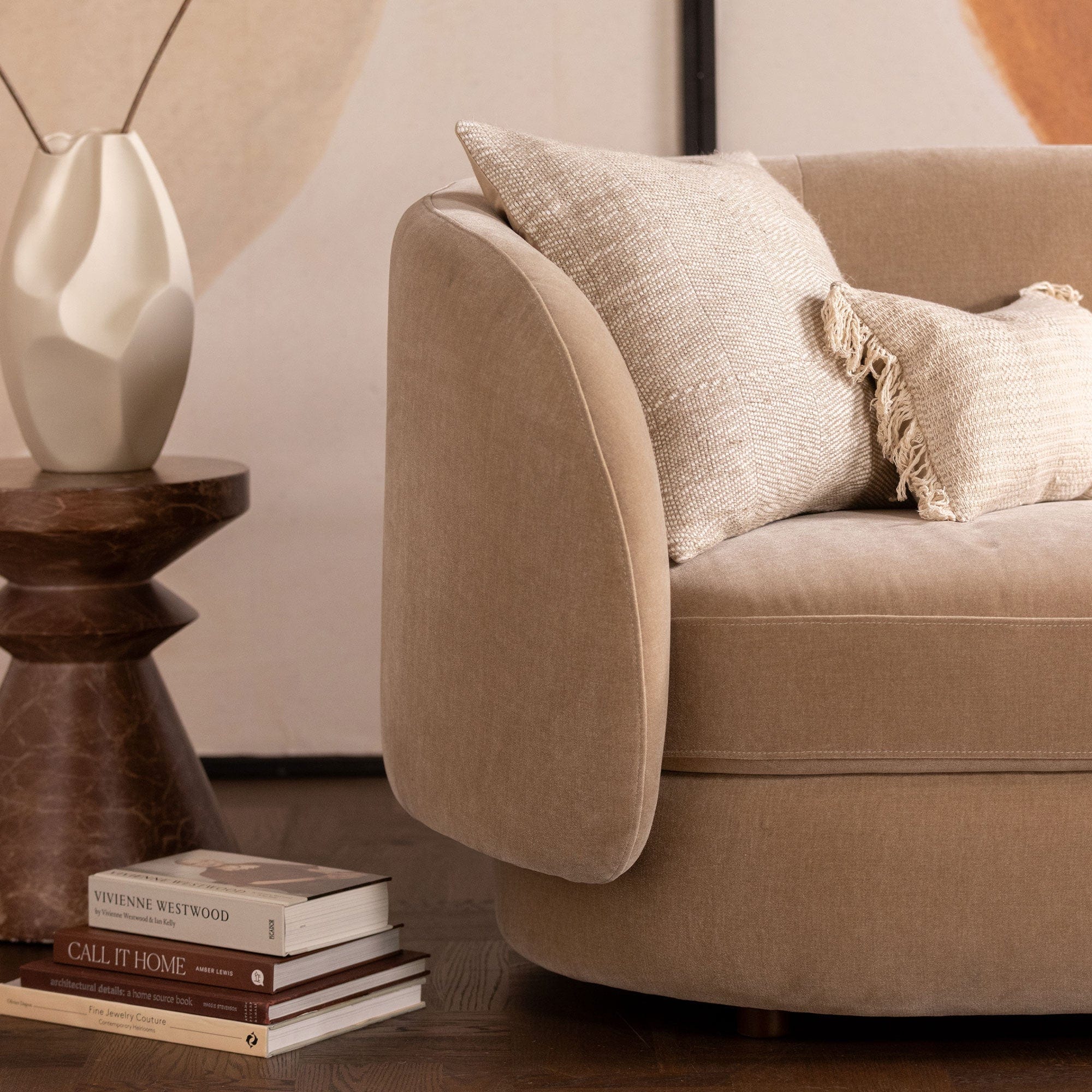 Sophia - 3 Seat Sofa, Fabric - Image 3