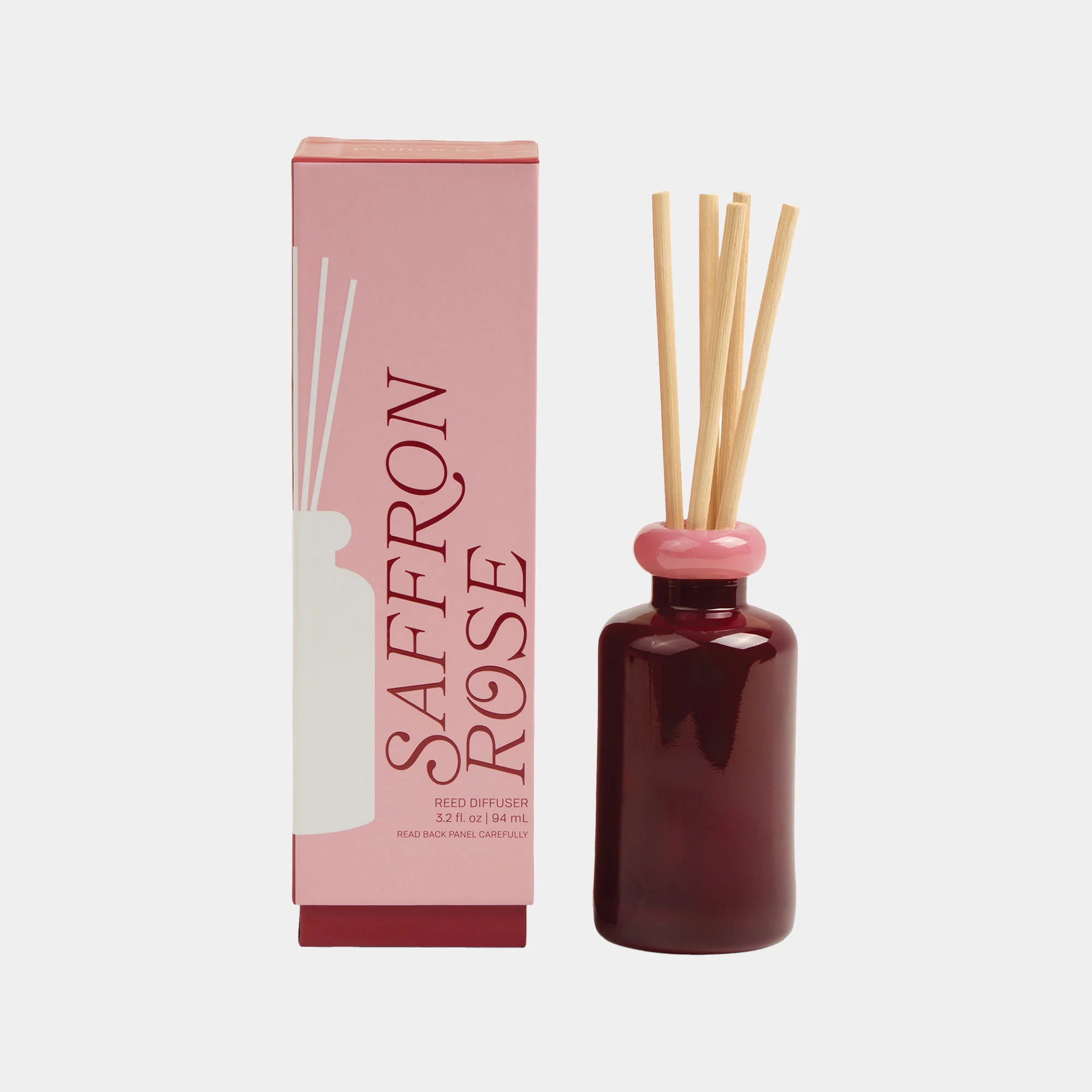 Paddywax Stacked - Saffron Rose Reed Diffuser 94ml