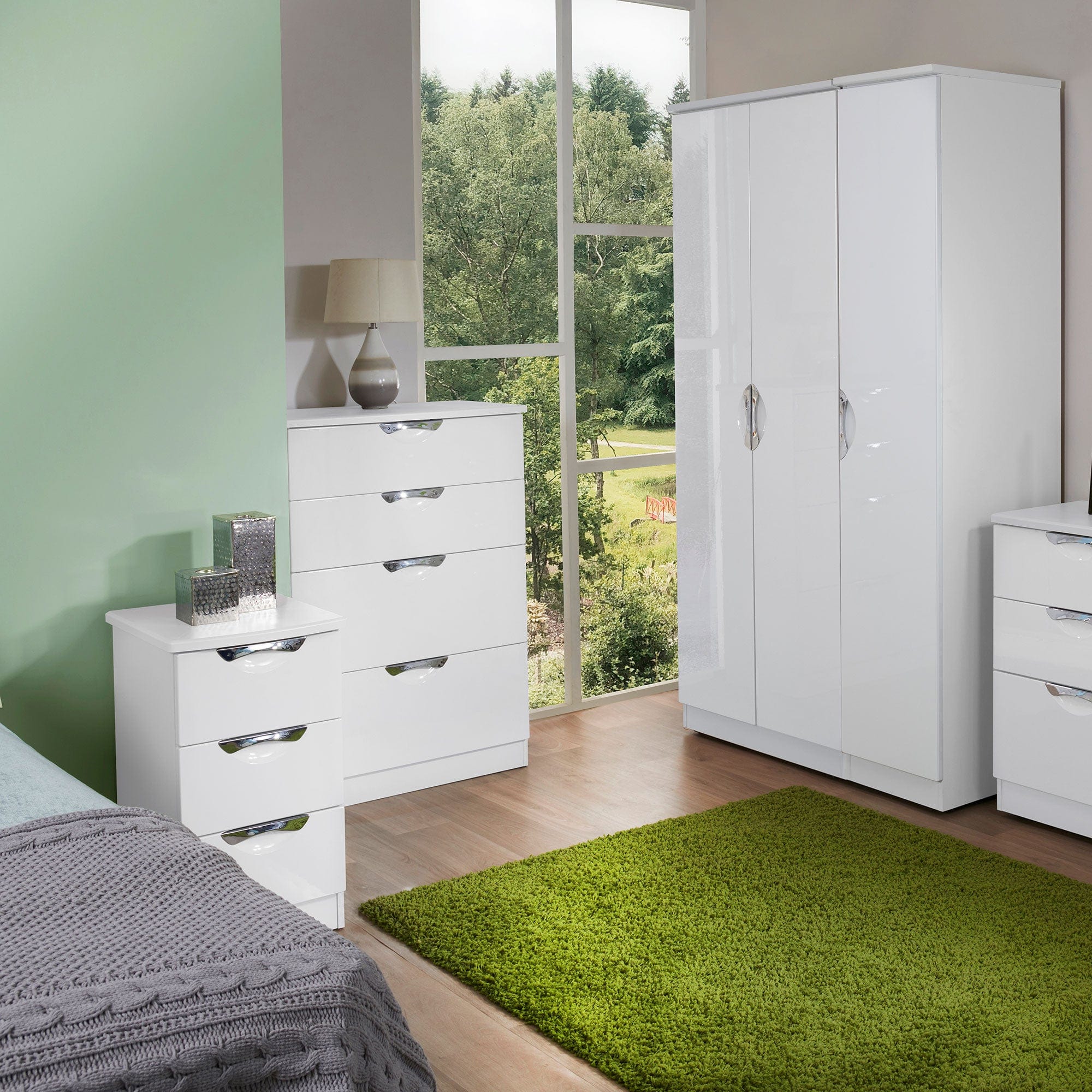 Stanford - 3 Drawer Bedside Table - Image 2