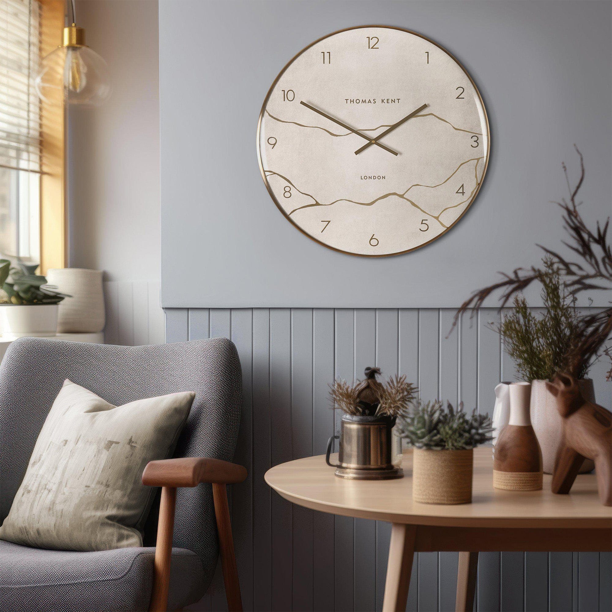 Oyster - Wall Clock, Beige - Image 2