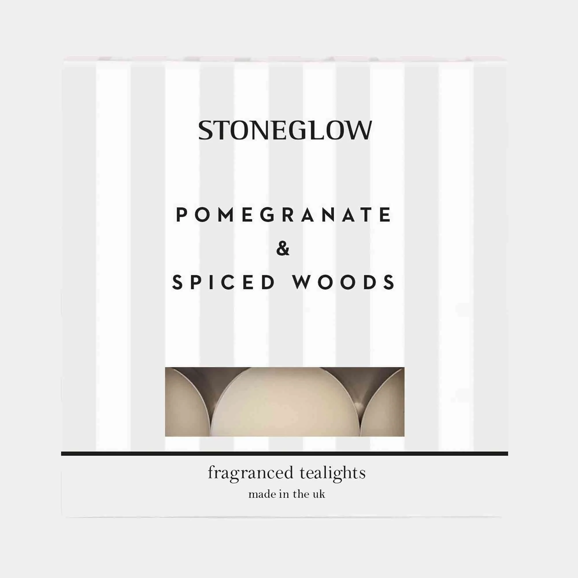 Stoneglow Modern Classics - Pomegranate & Spiced Woods Reed Diffuser & Tealights Candle Set - Image 3