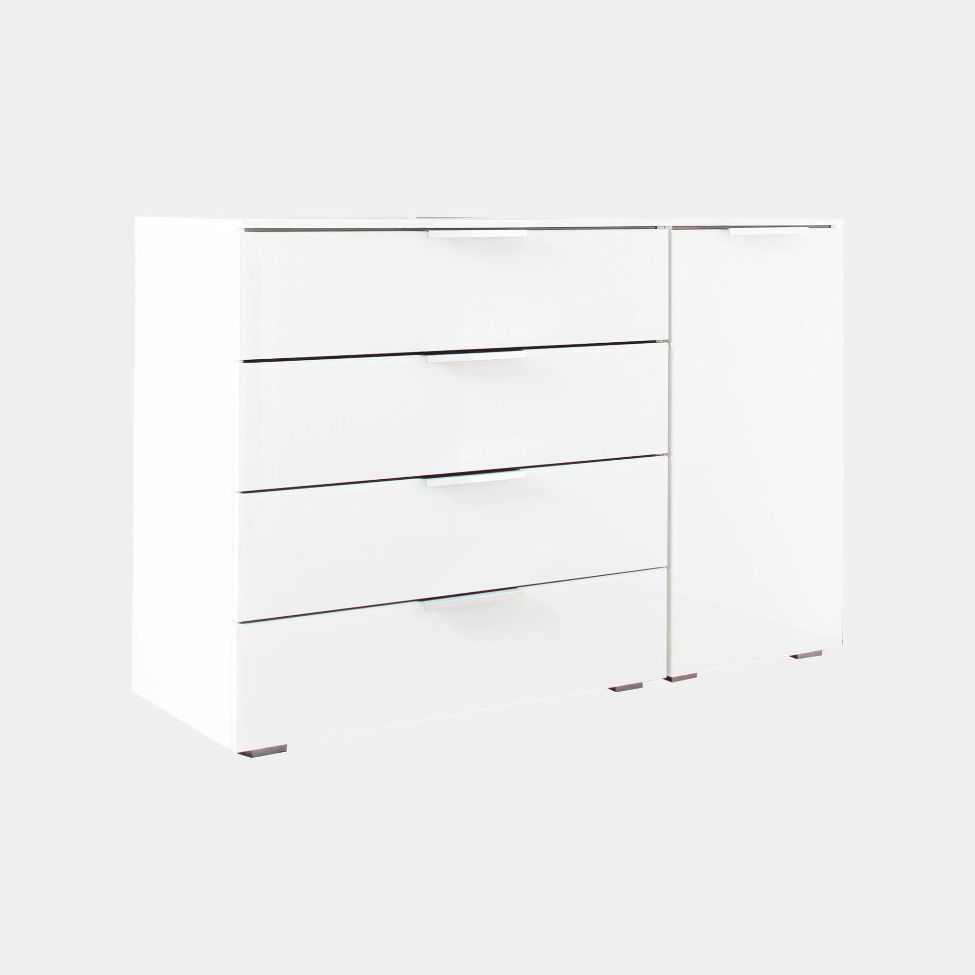 Strada - 4 Drawer Chest of Drawers, Combi