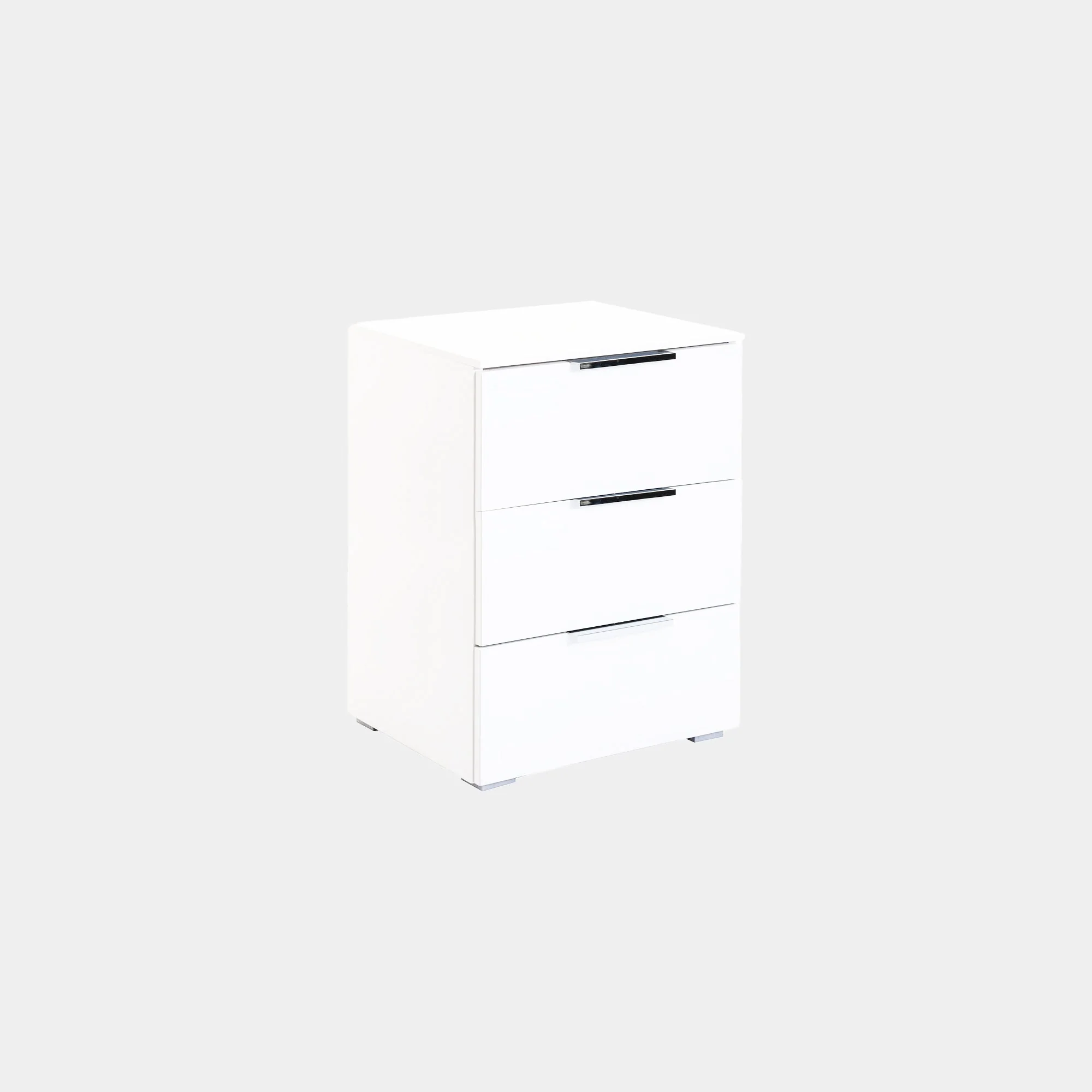 Strada - 3 Drawer Bedside Table, Large