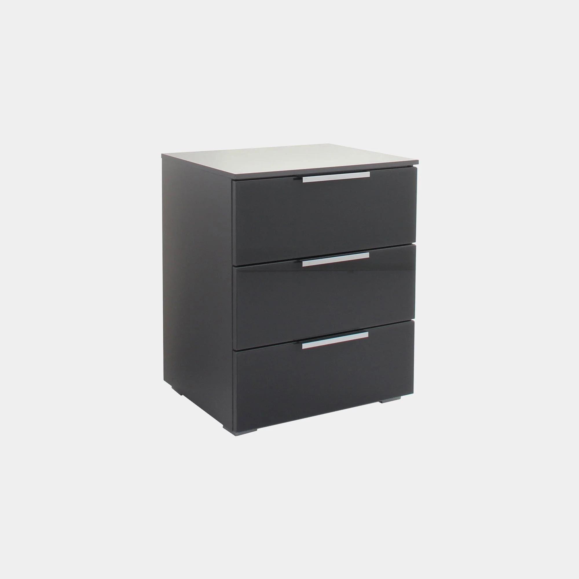 Strada - 3 Drawer Bedside Table, Large - Image 3