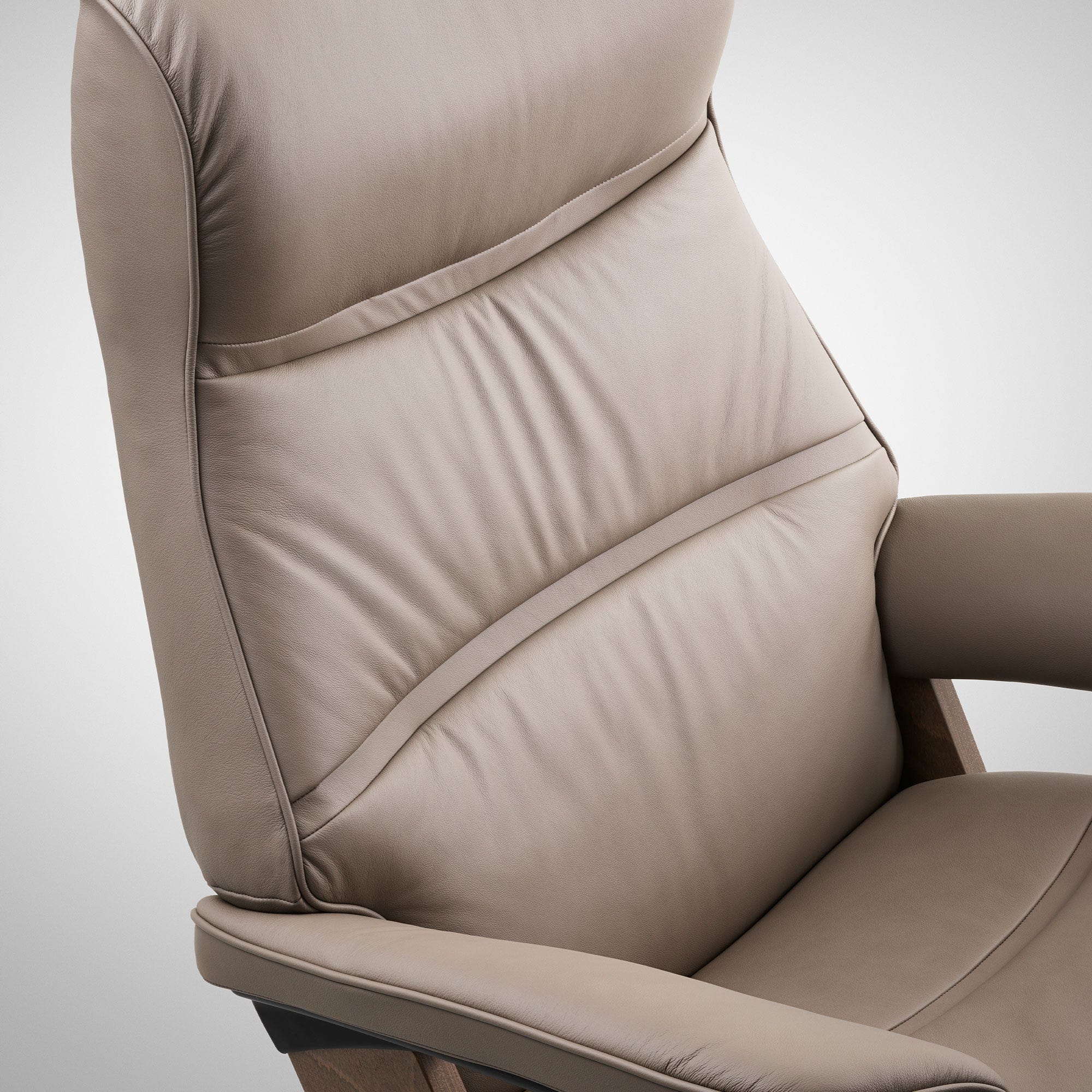 Stressless Philip - Chair & Stool With Signature Base, Leather - Image 3