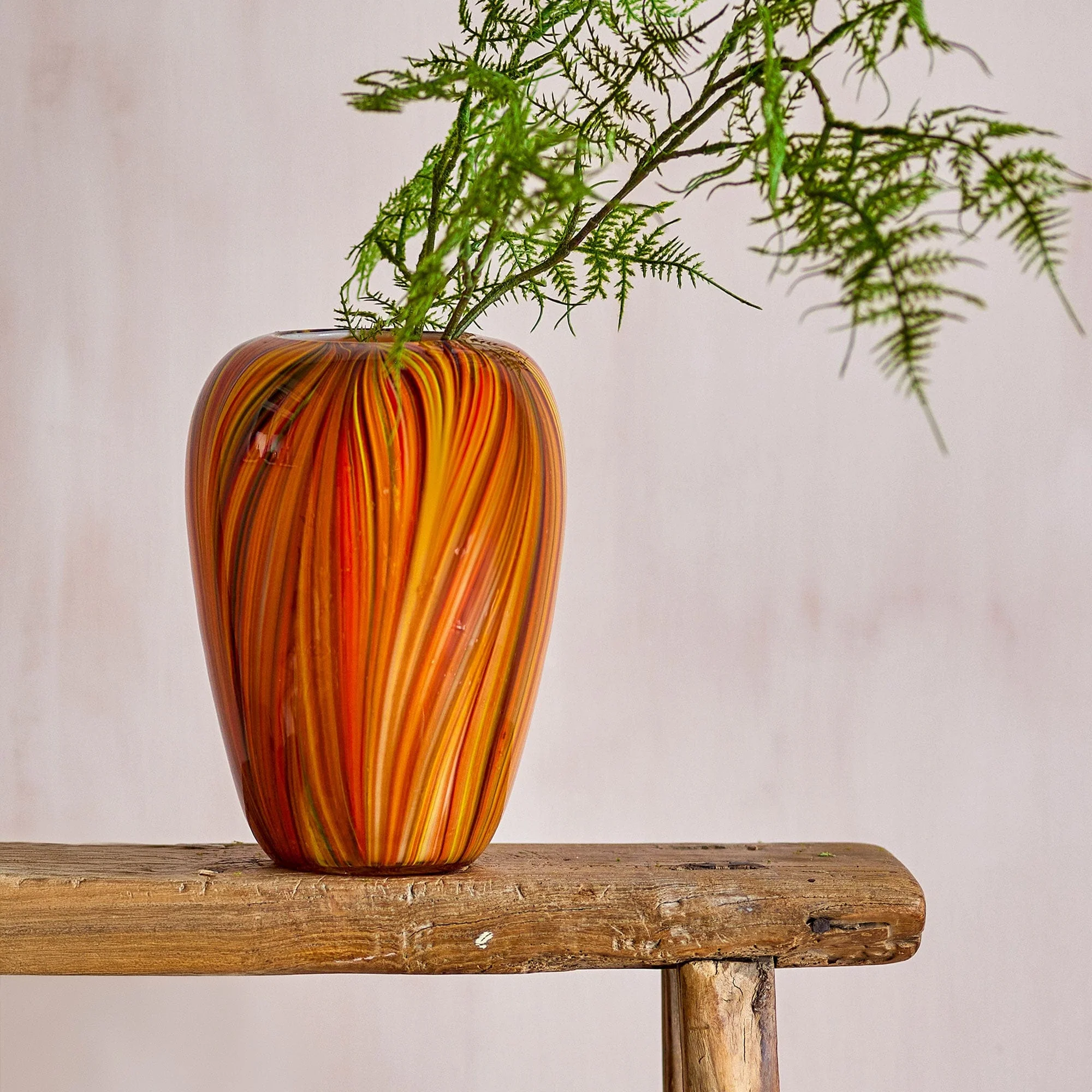Sunny - Glass Vase, Orange - Image 2