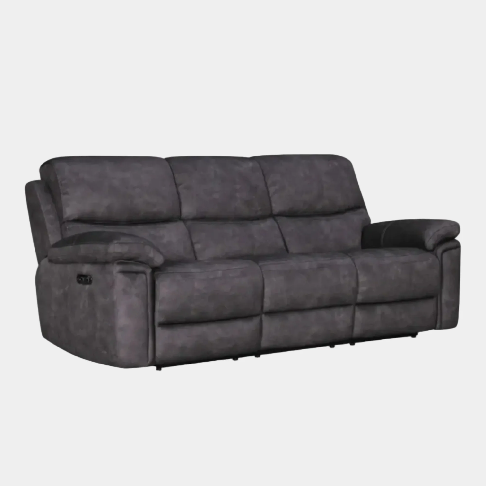 Tampa - 3 Seat Power Recliner Sofa, Fabric - Image 8