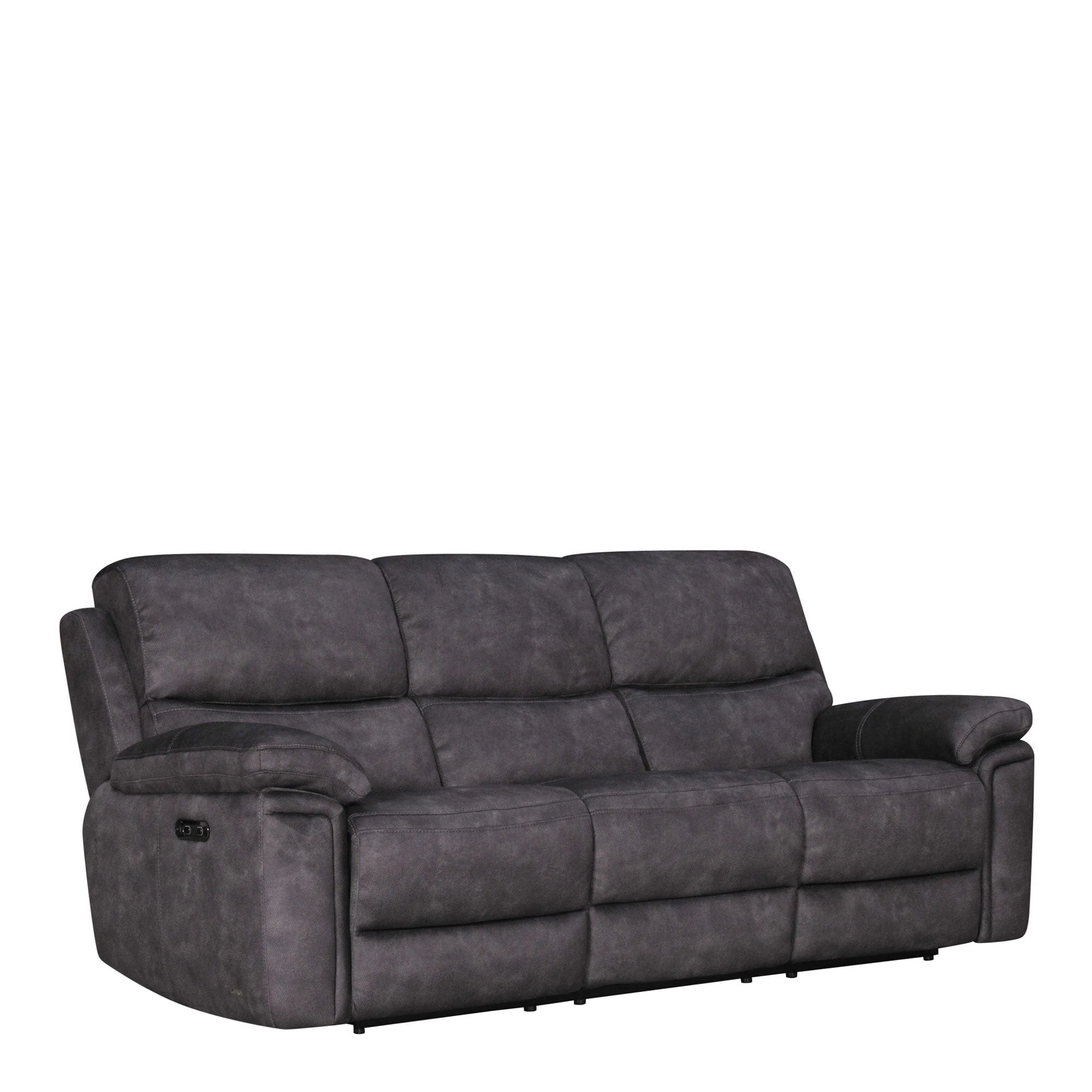 Tampa - 3 Seat Power Recliner Sofa, Fabric - Image 4