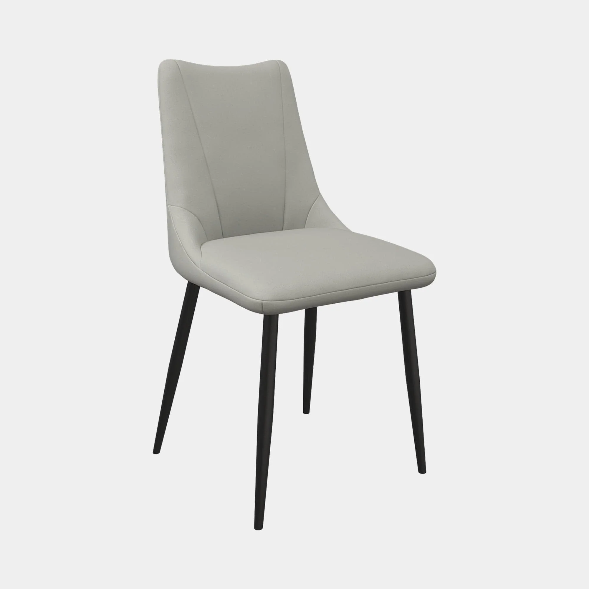Tarranto - 120cm Extending Dining Table, White Ceramic & 4 Hunter Chairs Set, Taupe - Image 5