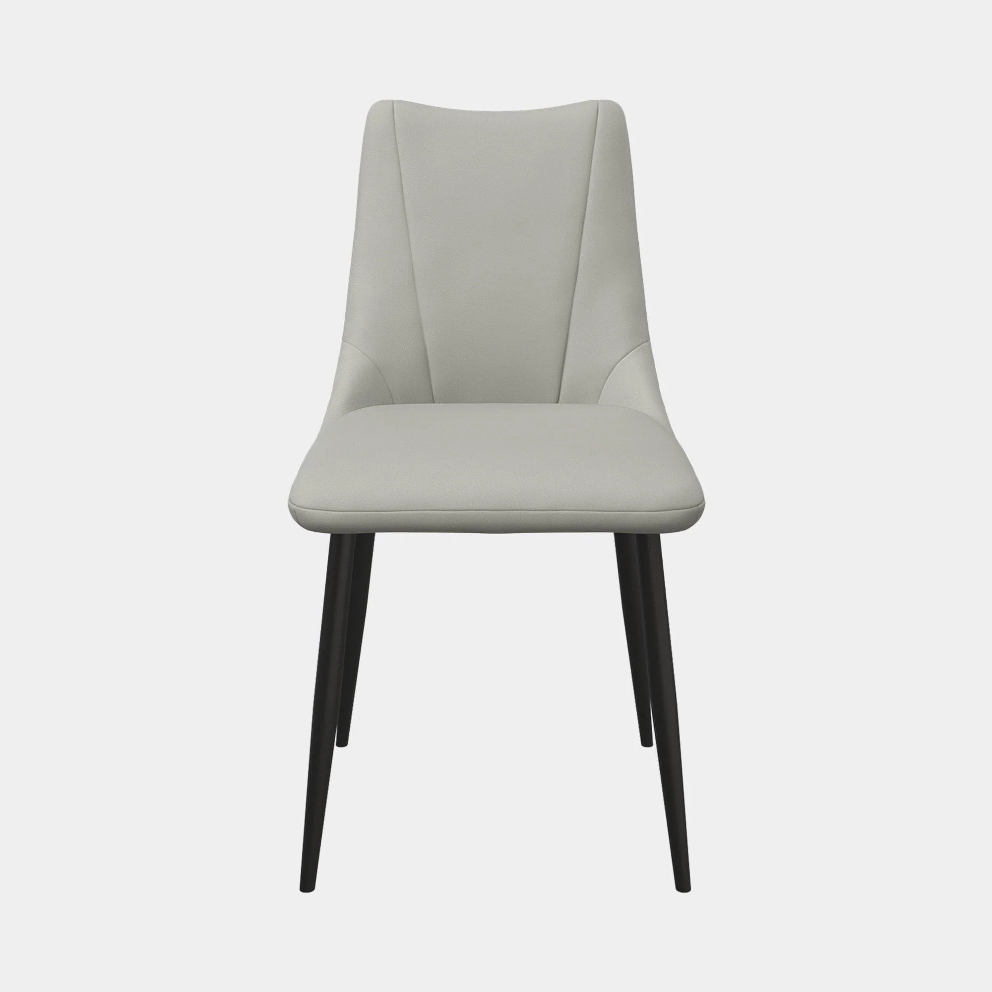 Tarranto - 120cm Extending Dining Table, White Ceramic & 4 Hunter Chairs Set, Taupe - Image 4