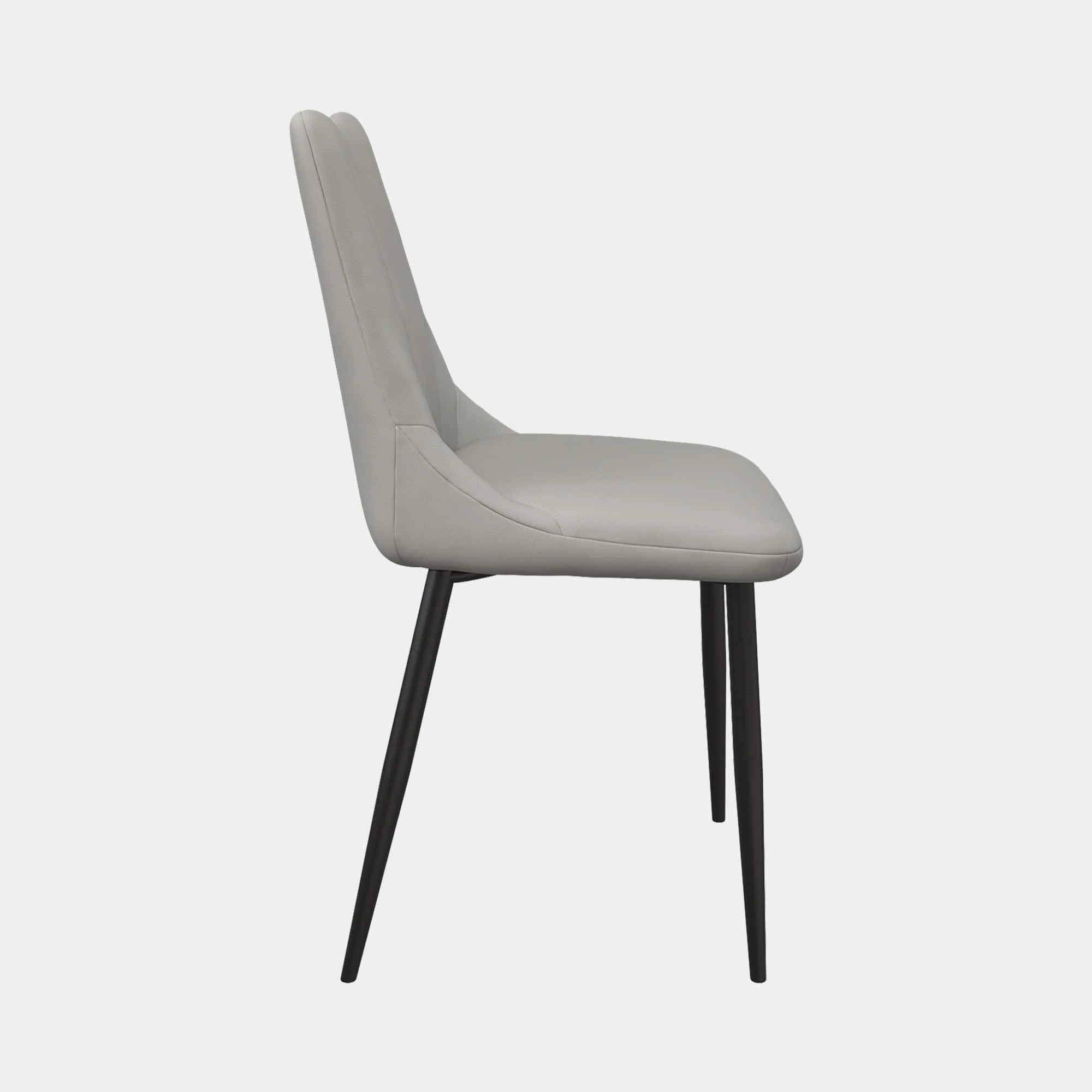 Tarranto - 120cm Extending Dining Table, White Ceramic & 4 Hunter Chairs Set, Taupe - Image 7